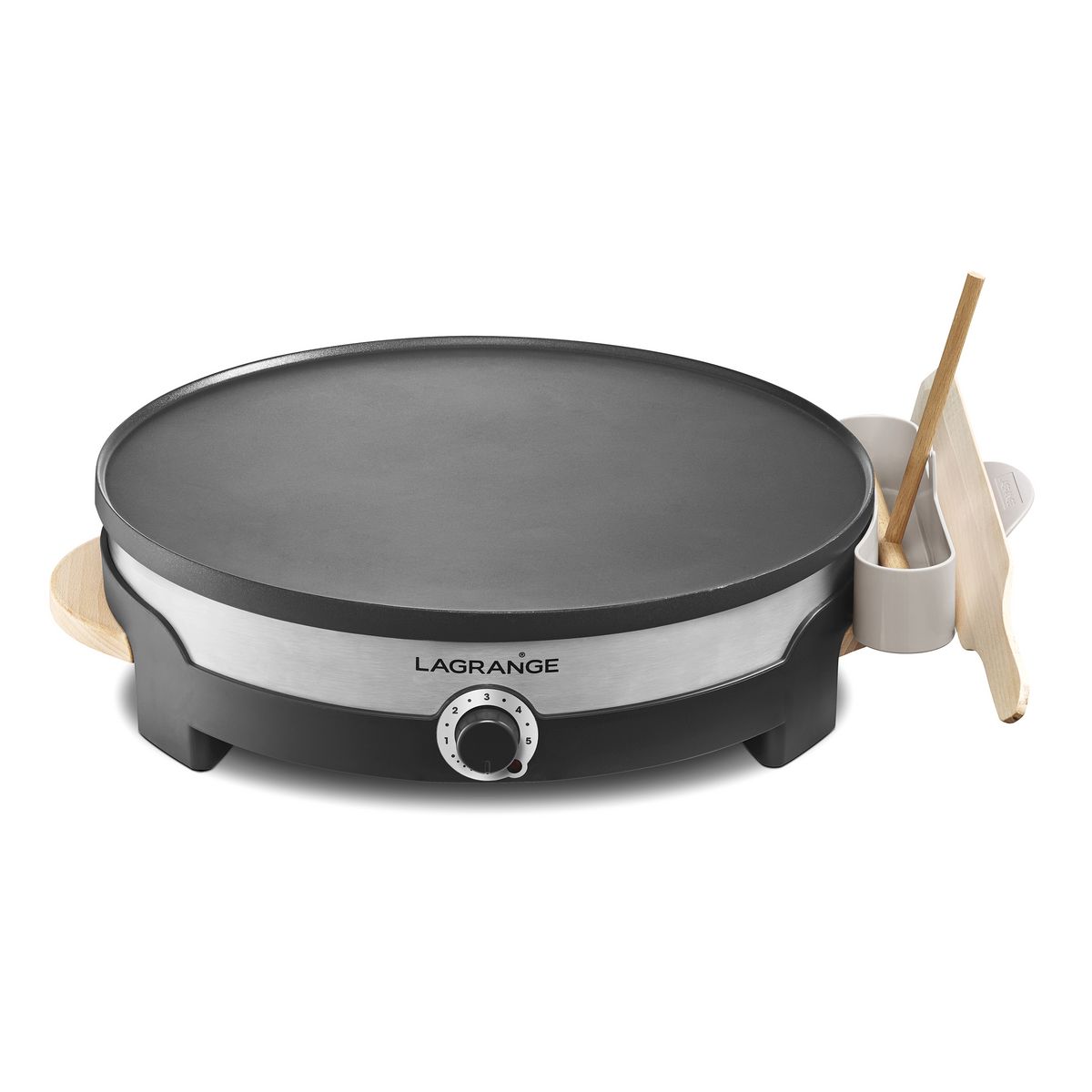 LAGRANGE Crêpière 109018 - Gris et noir