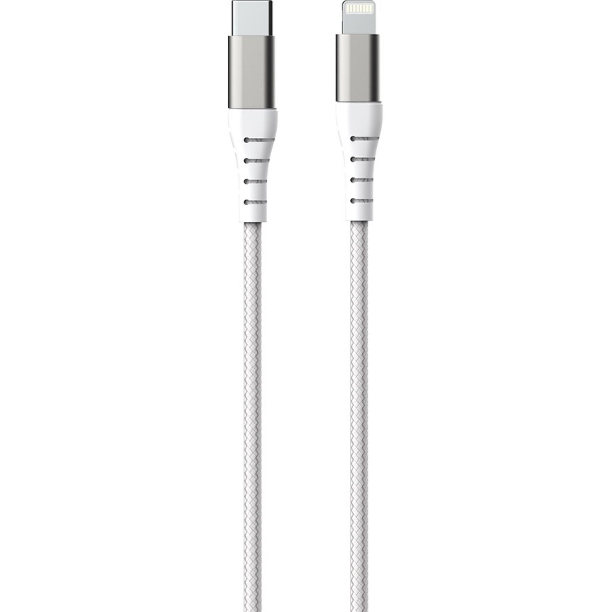 Voir la diapositive 3 : BIGBEN Câble renforcé USB C/USB C - Blanc