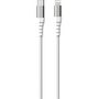 Voir la diapositive 3 : BIGBEN Câble renforcé USB C/Lightning - Longueur du câble 2m - Blanc