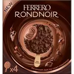 FERRERO Bâtonnet glacé Rondnoir chocolat noir 4 pièces 200g