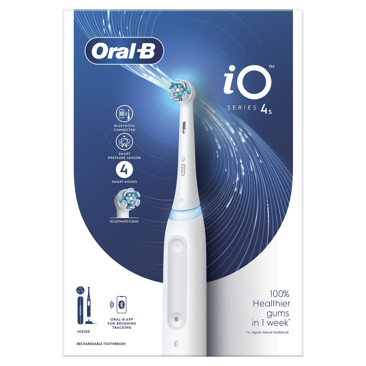 ORAL-B Brosse à dents électrique IO 4 - Blanc