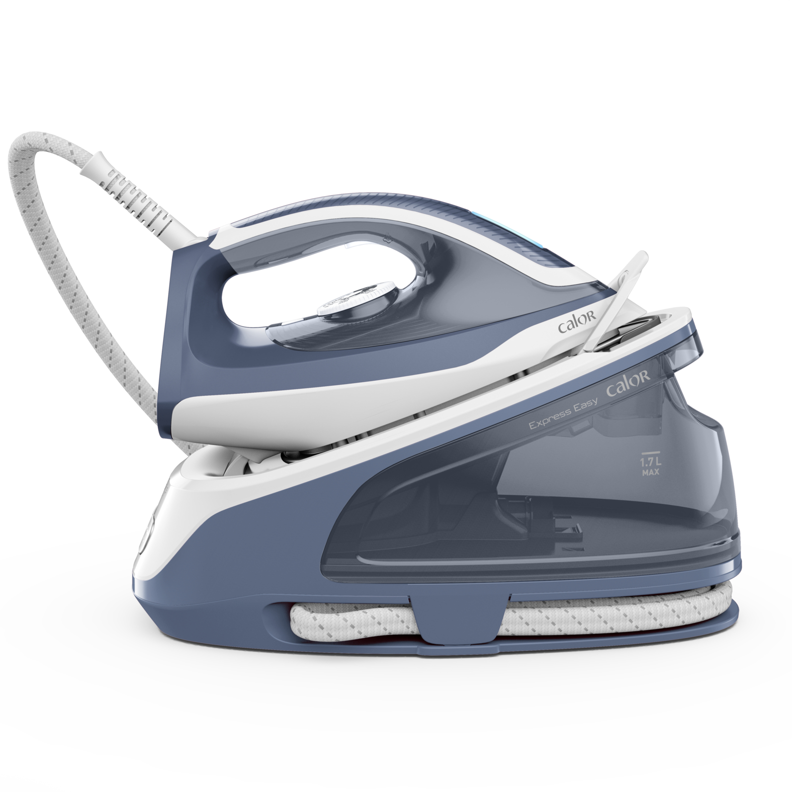 Voir la diapositive 3 : CALOR Centrale vapeur Express Easy SV6132C0 - Bleu