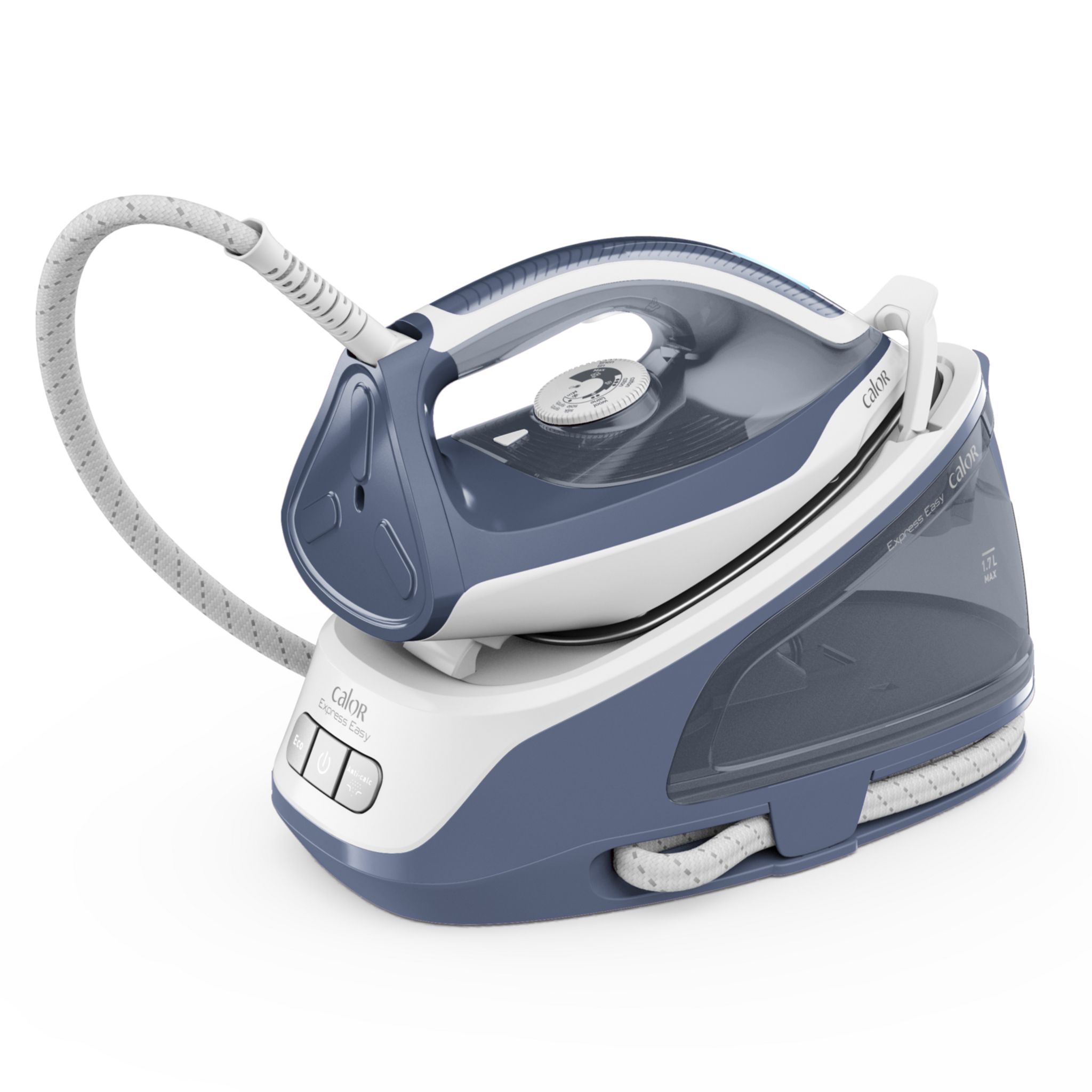 Voir la diapositive 6 : CALOR Centrale vapeur Express Easy SV6132C0 - Bleu