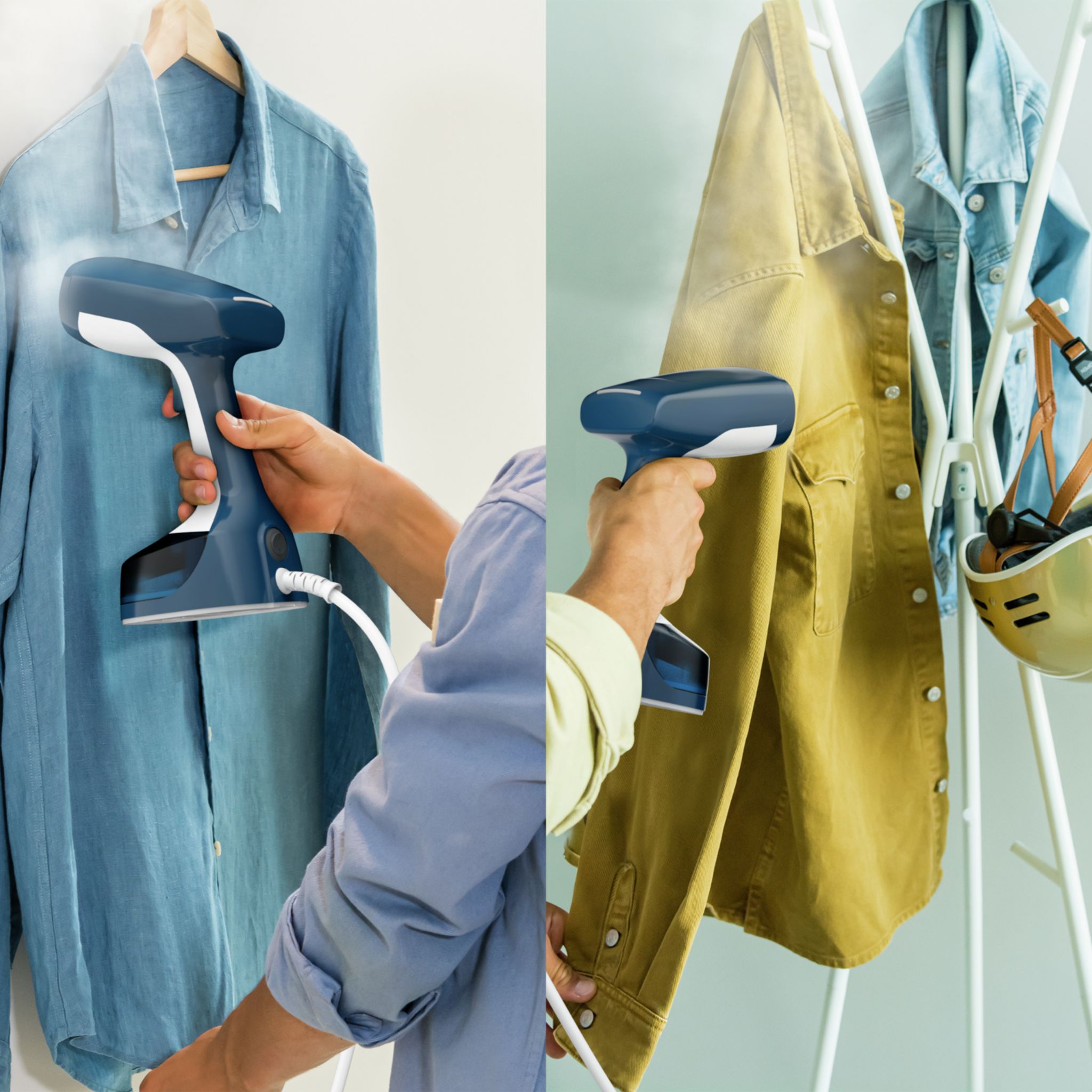 Voir la diapositive 5 : CALOR Défroisseur à main DT7130C0 - Bleu