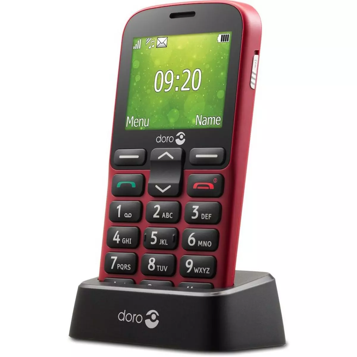 Téléphone portable 6040 rouge / blanc rouge Doro