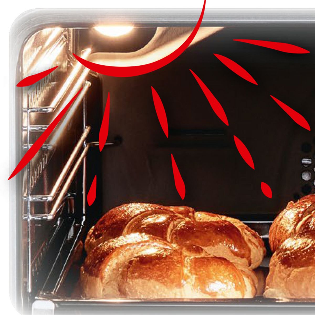 BEKO Cuisinière à gaz FSG62010FW, 60cm, 4 foyers, Four à gaz