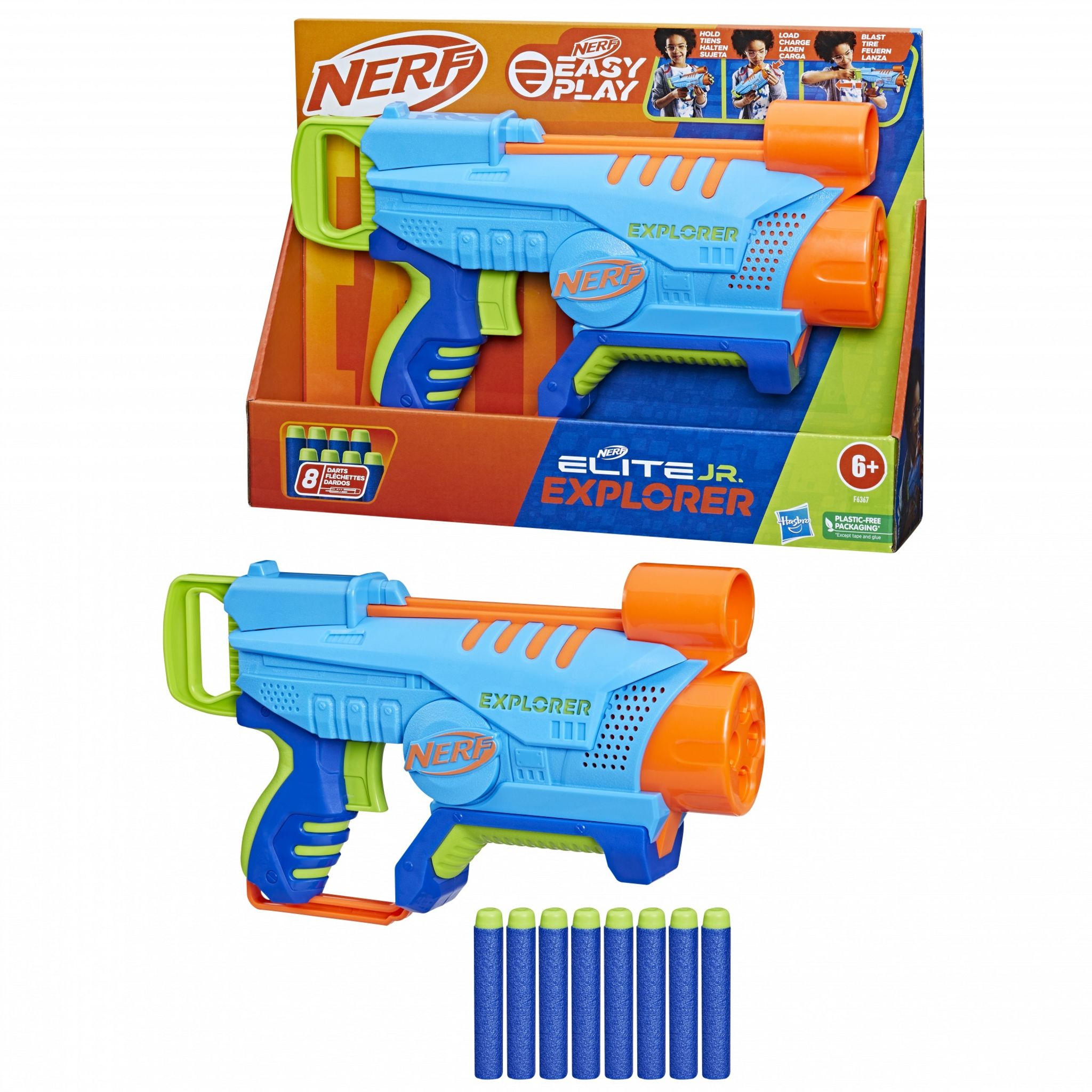 Voir la diapositive 6 : HASBRO Blaster Nerf Elite Junior Explorer