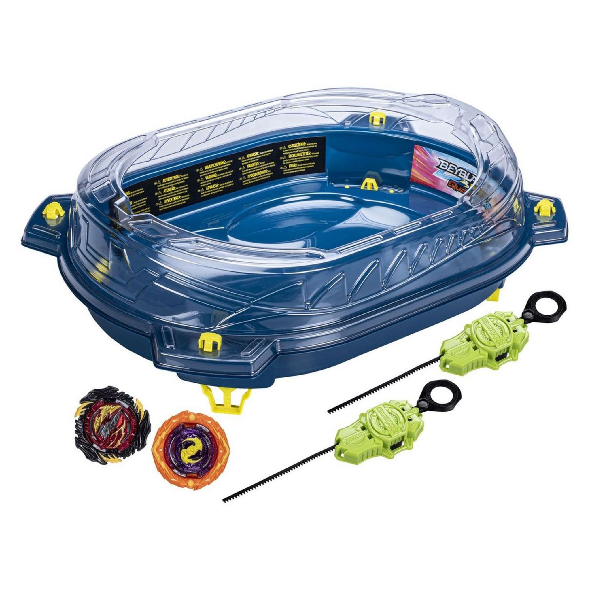 Voir la diapositive 3 : HASBRO Set de combat Thunder Edge Beyblade Burst Quadstrike
