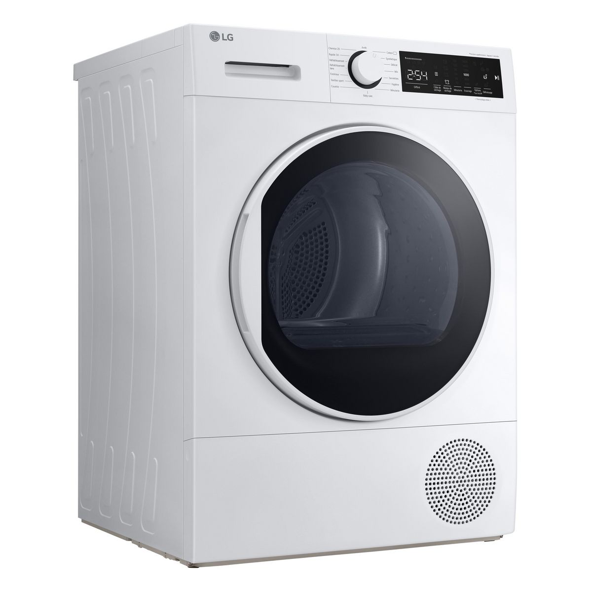 LG Sèche linge RH8D13WH, 8 kg, Pompe à chaleur, A++