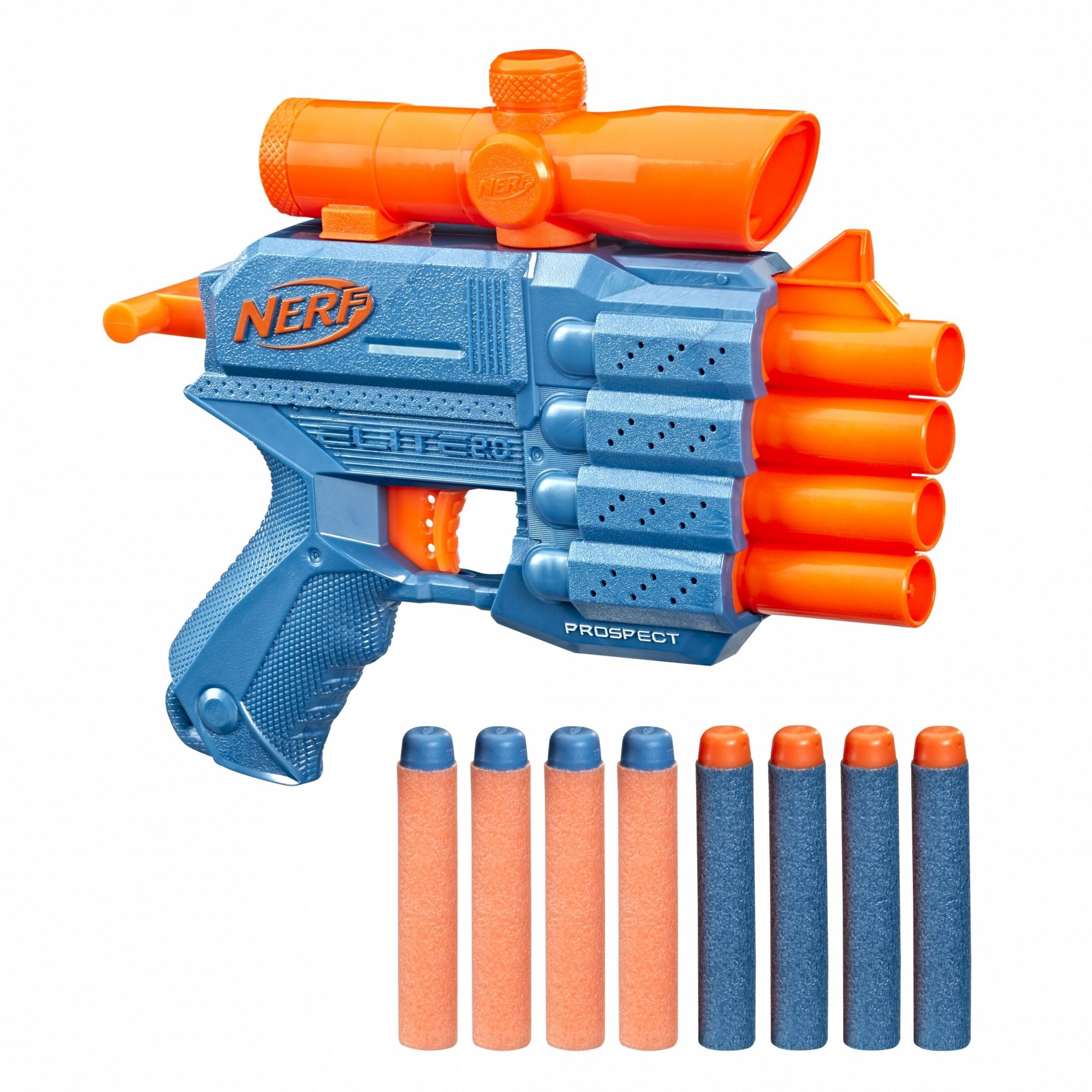 Voir la diapositive 3 : HASBRO Blaster Nerf Élite 2.0 Prostec QS-4