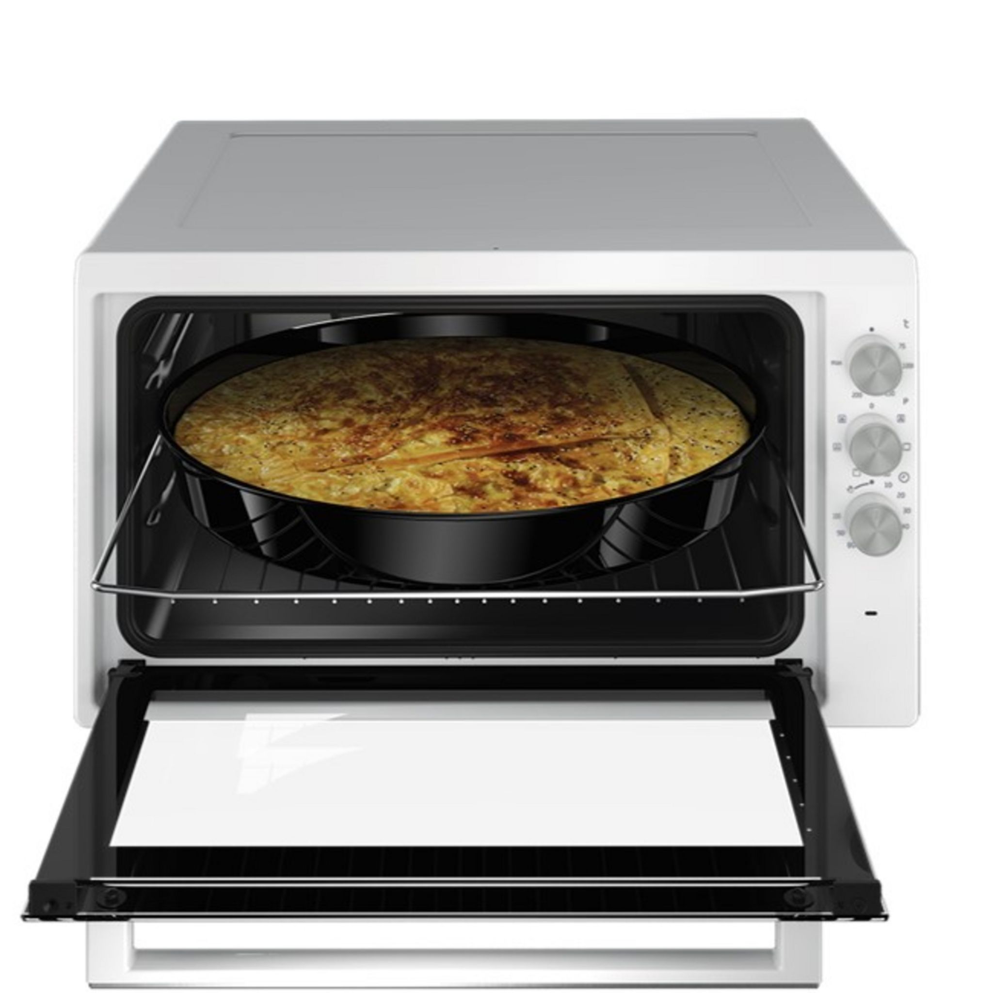 Voir la diapositive 5 : BEKO Mini four multifonction BMF50W, Capacité 50 L