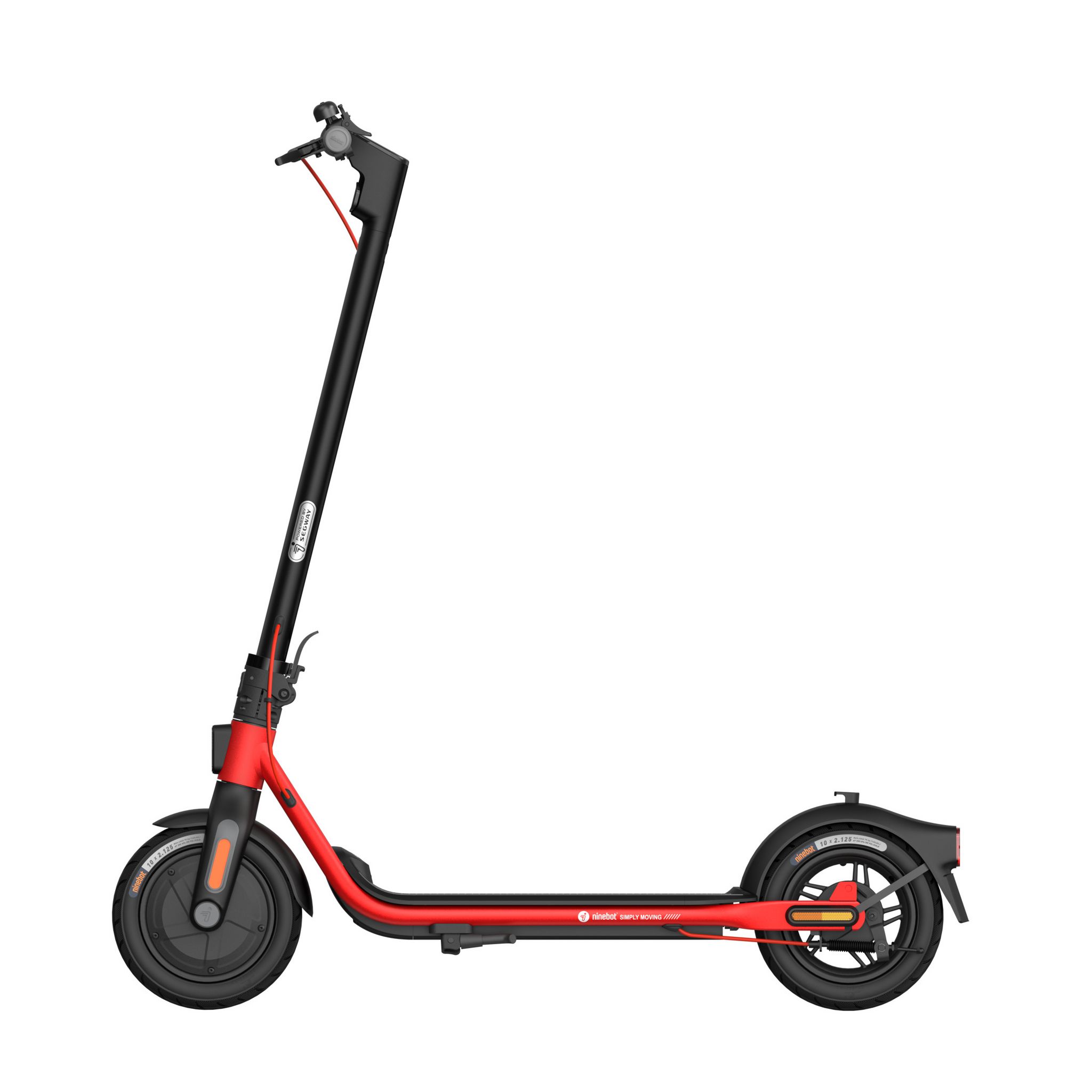 Voir la diapositive 1 : NINEBOT Trottinette électrique D38E - Noir et rouge