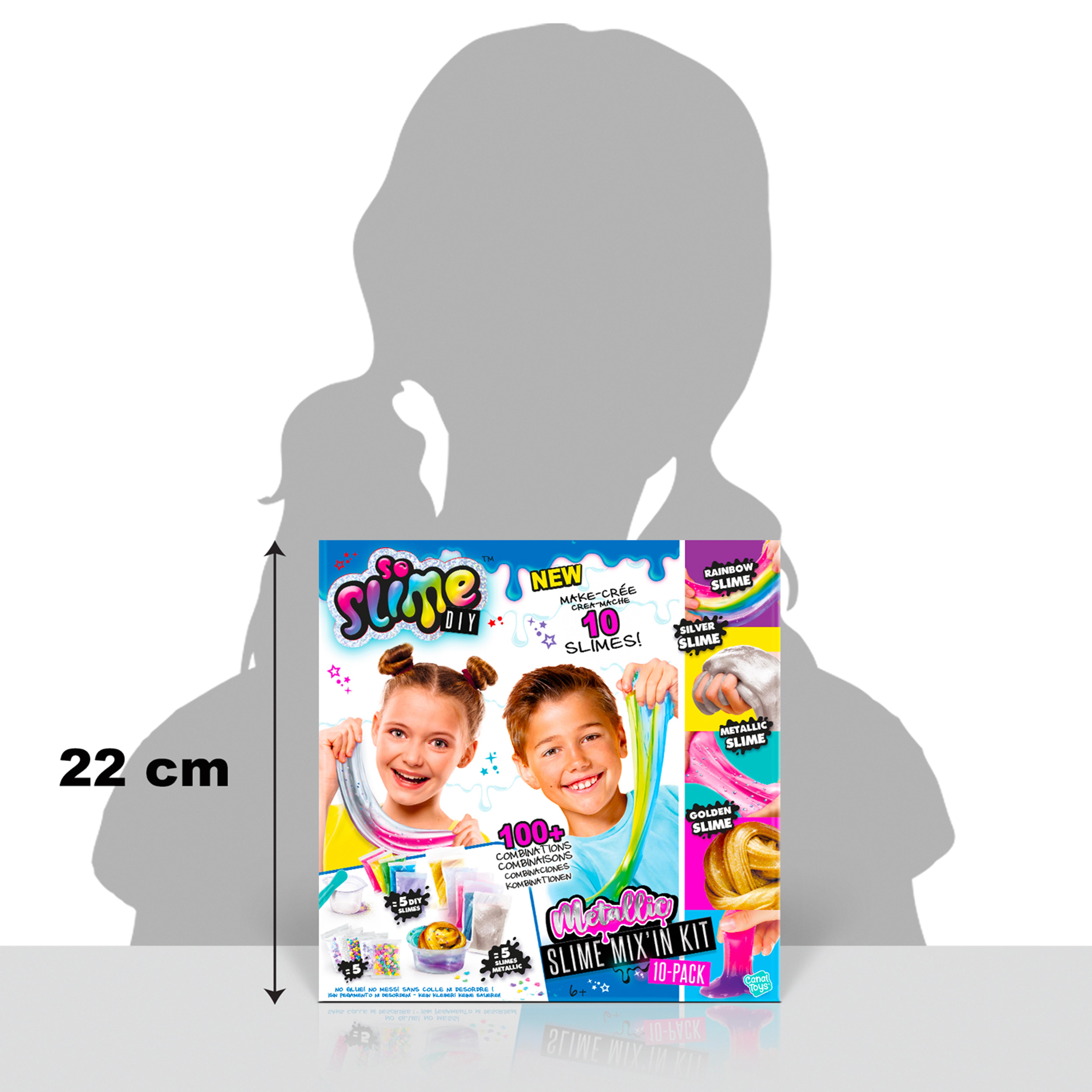 Voir la diapositive 6 : CANAL TOYS Création Slim DIY Metallic x10 Pack