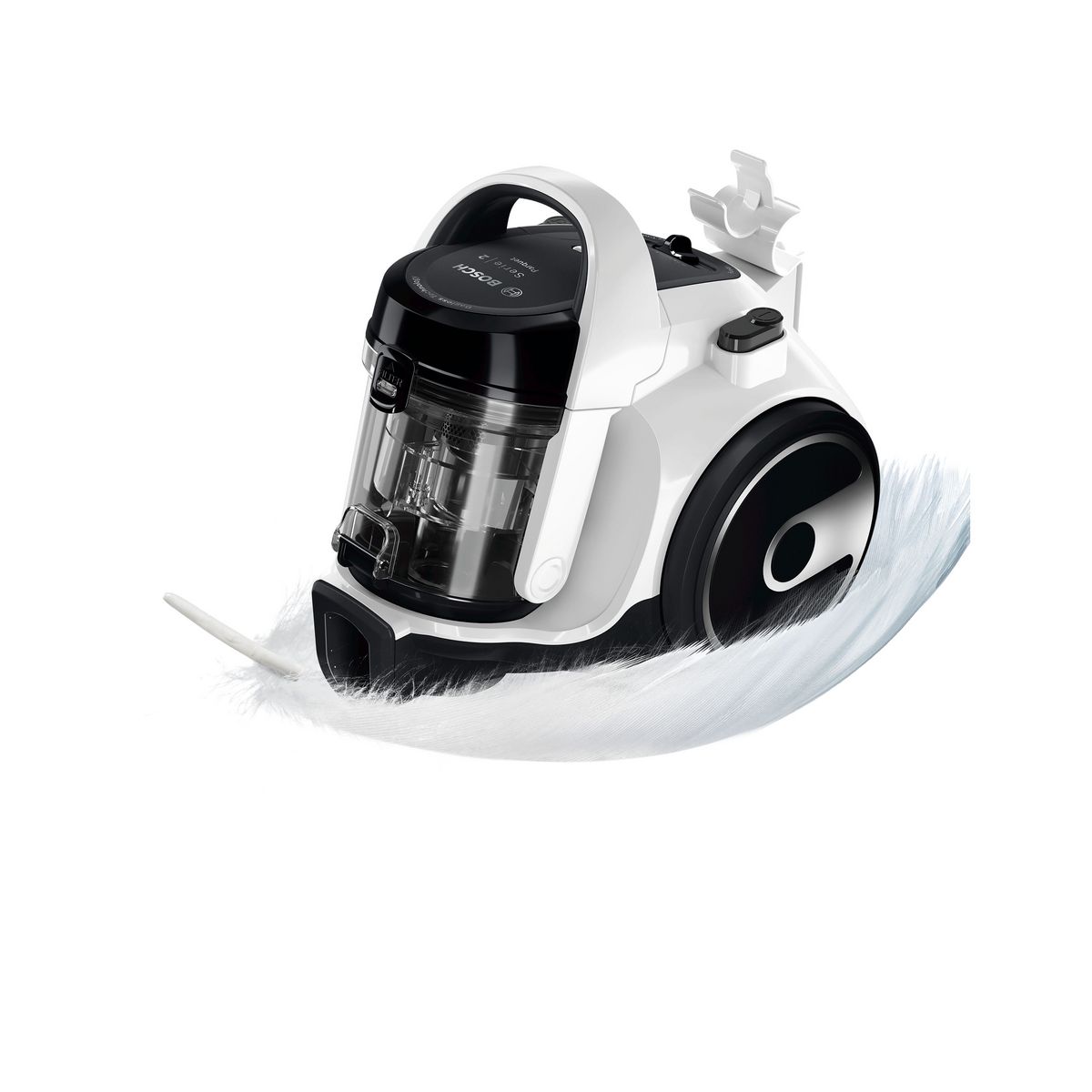 BOSCH Aspirateur traîneau sans sac BGS05A322 - Blanc