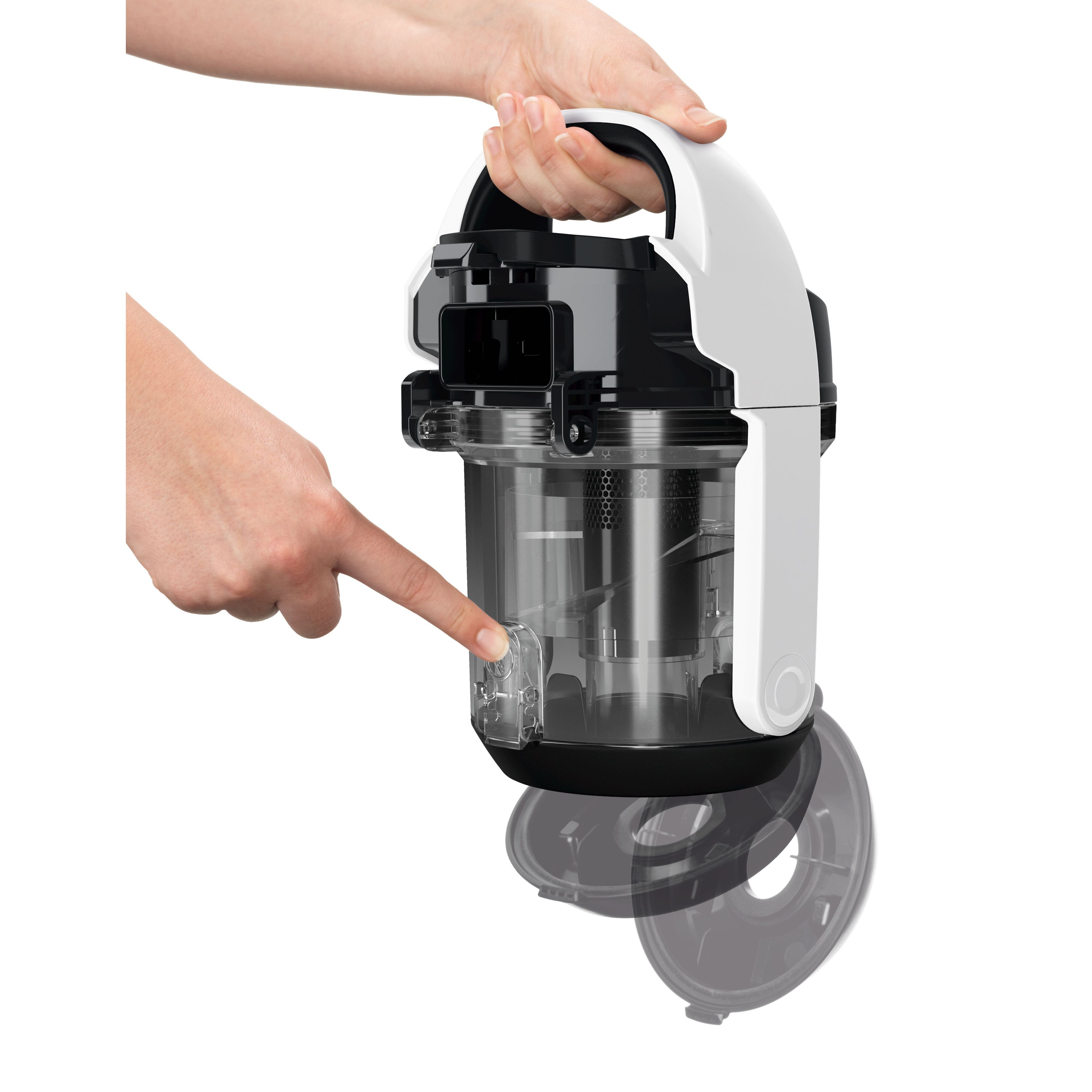 Voir la diapositive 7 : BOSCH Aspirateur traîneau sans sac BGS05A322 - Blanc