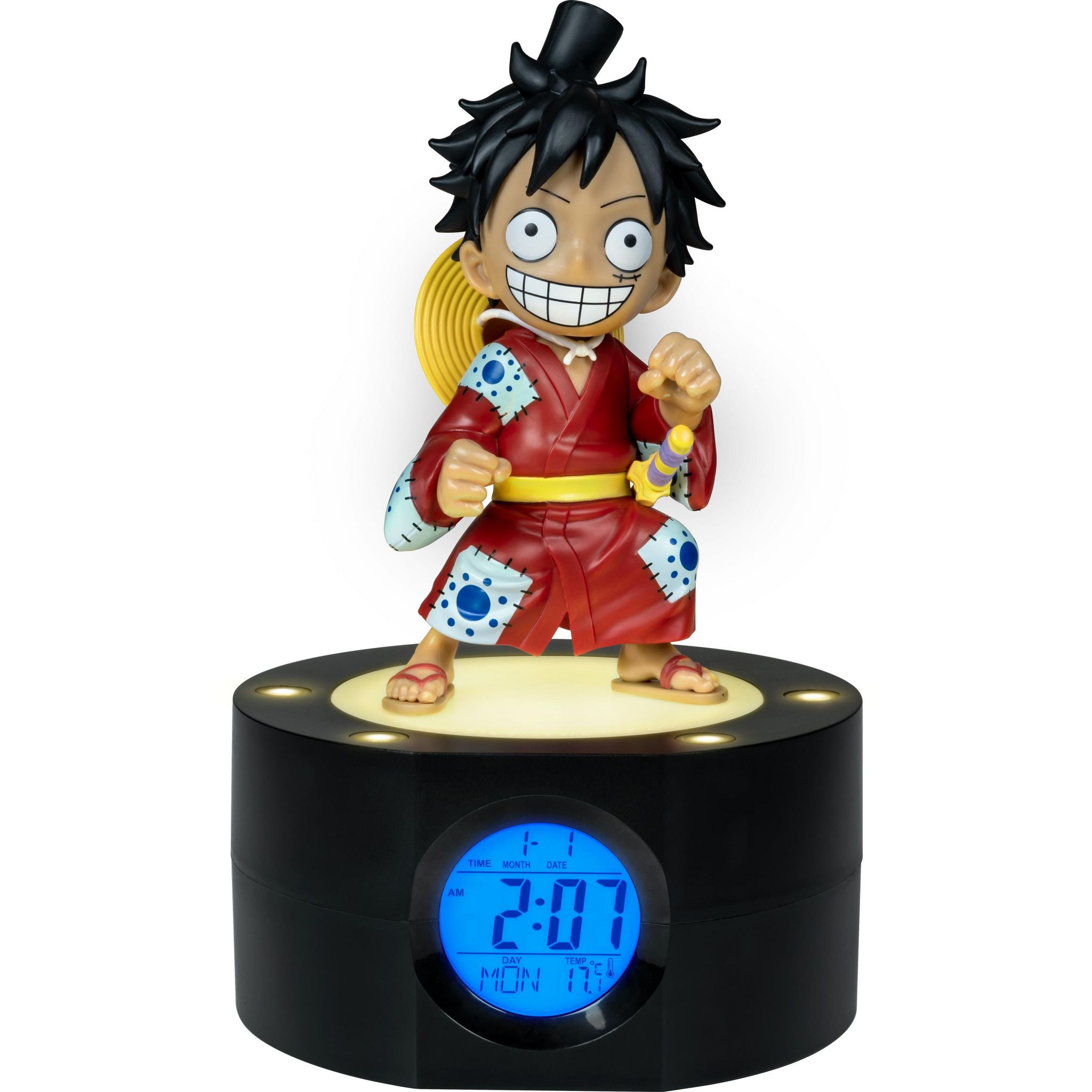Voir la diapositive 2 : Réveil Lumineux Teknofun Monkey D. Luffy - One Piece