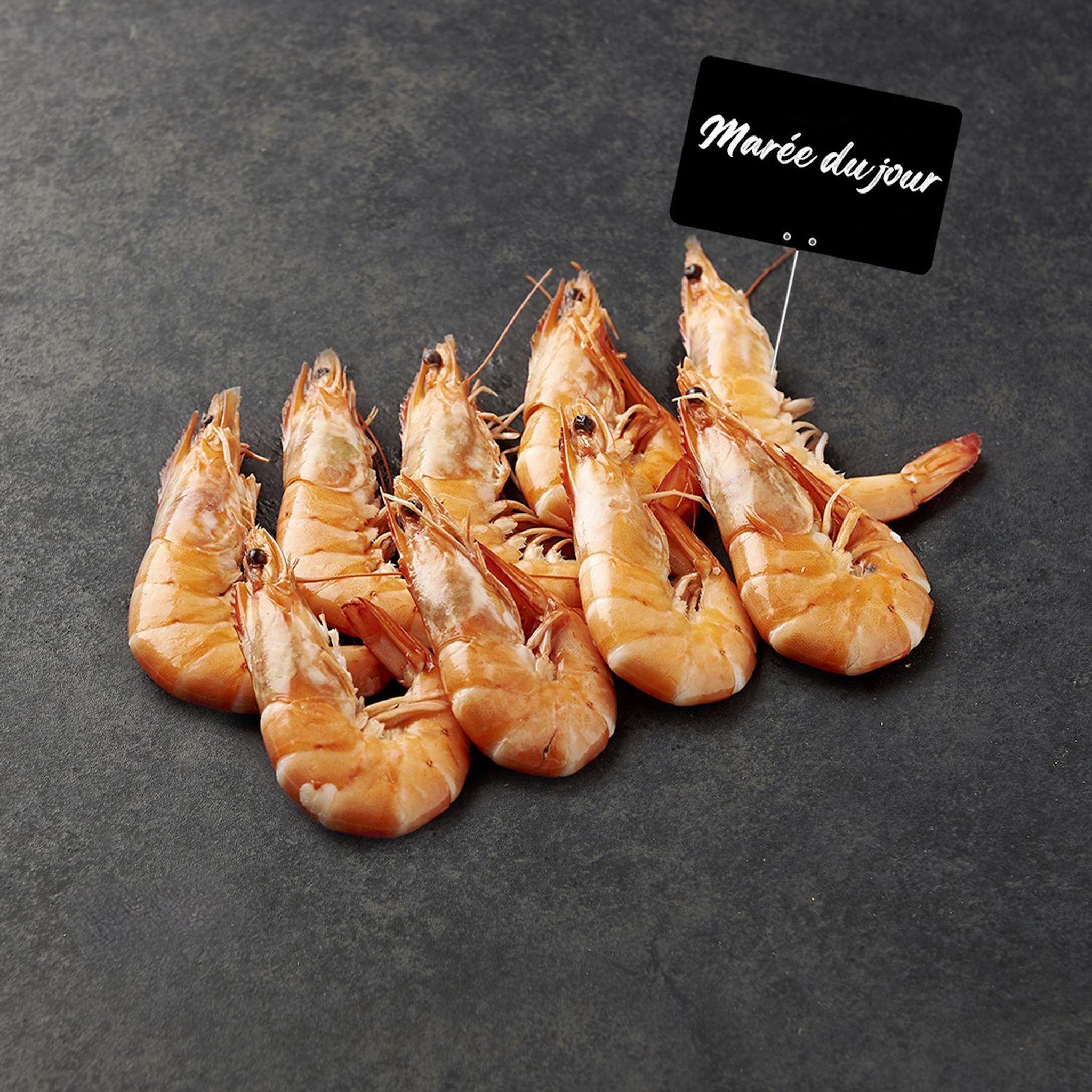 LA MARÉE DU JOUR Gambas entières cuites réfrigérées 20/30 200g