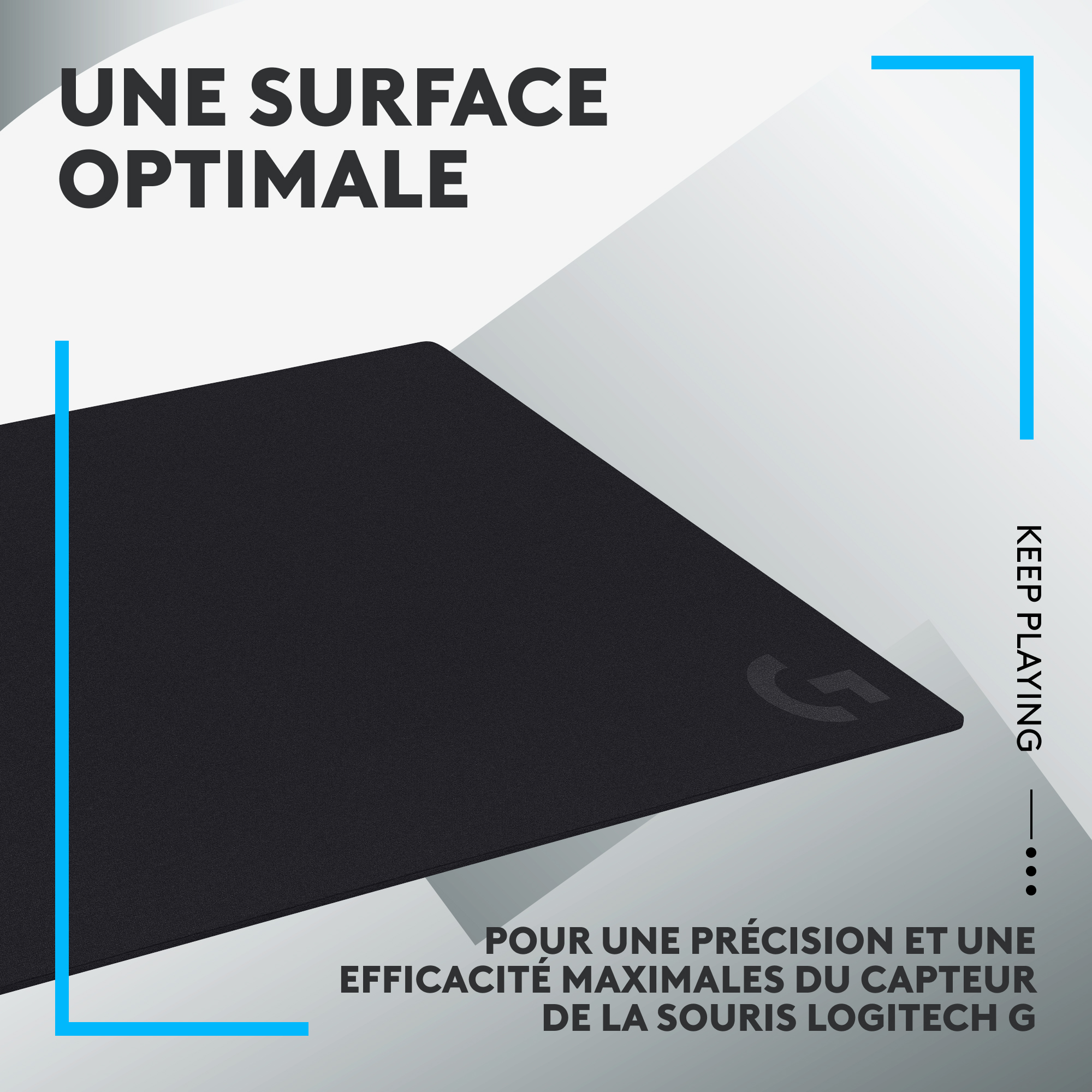 Voir la diapositive 4 : LOGITECH Tapis de souris G640 LARGE CLOTH