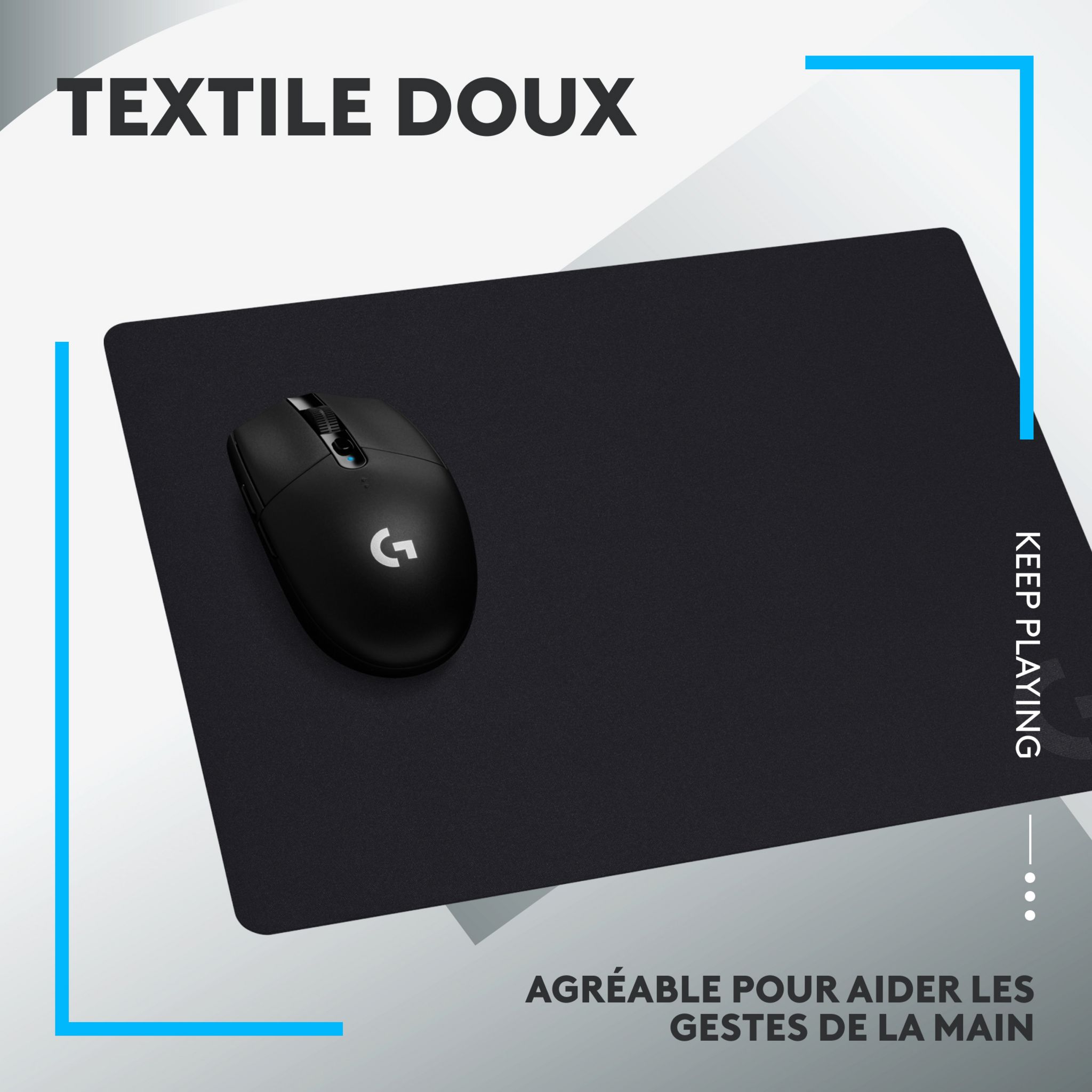 Voir la diapositive 7 : LOGITECH Tapis de souris G240 CLOTH