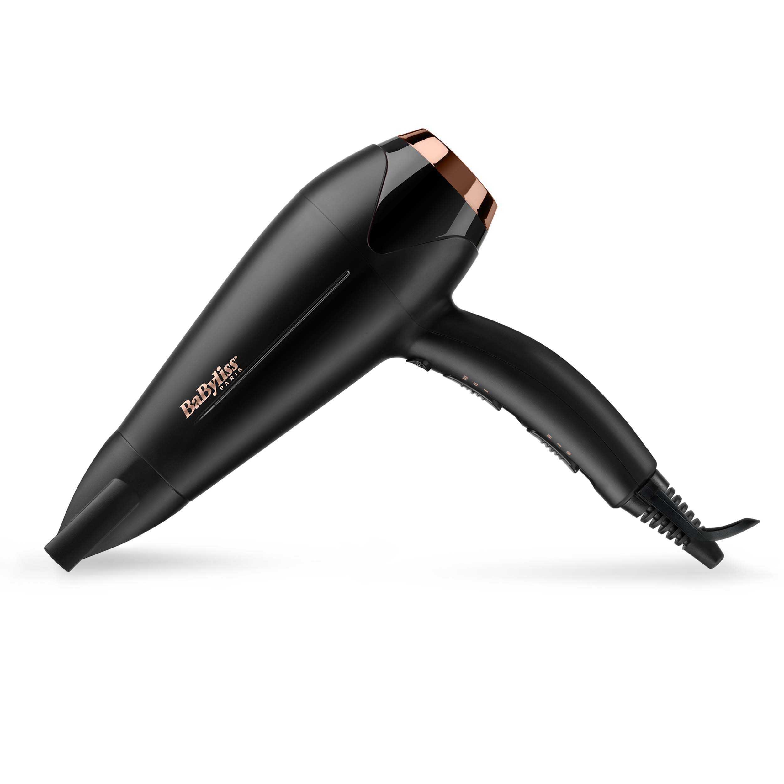 Voir la diapositive 2 : BABYLISS Sèche cheveux avec diffuseur fonction ionique D570DE - Noir