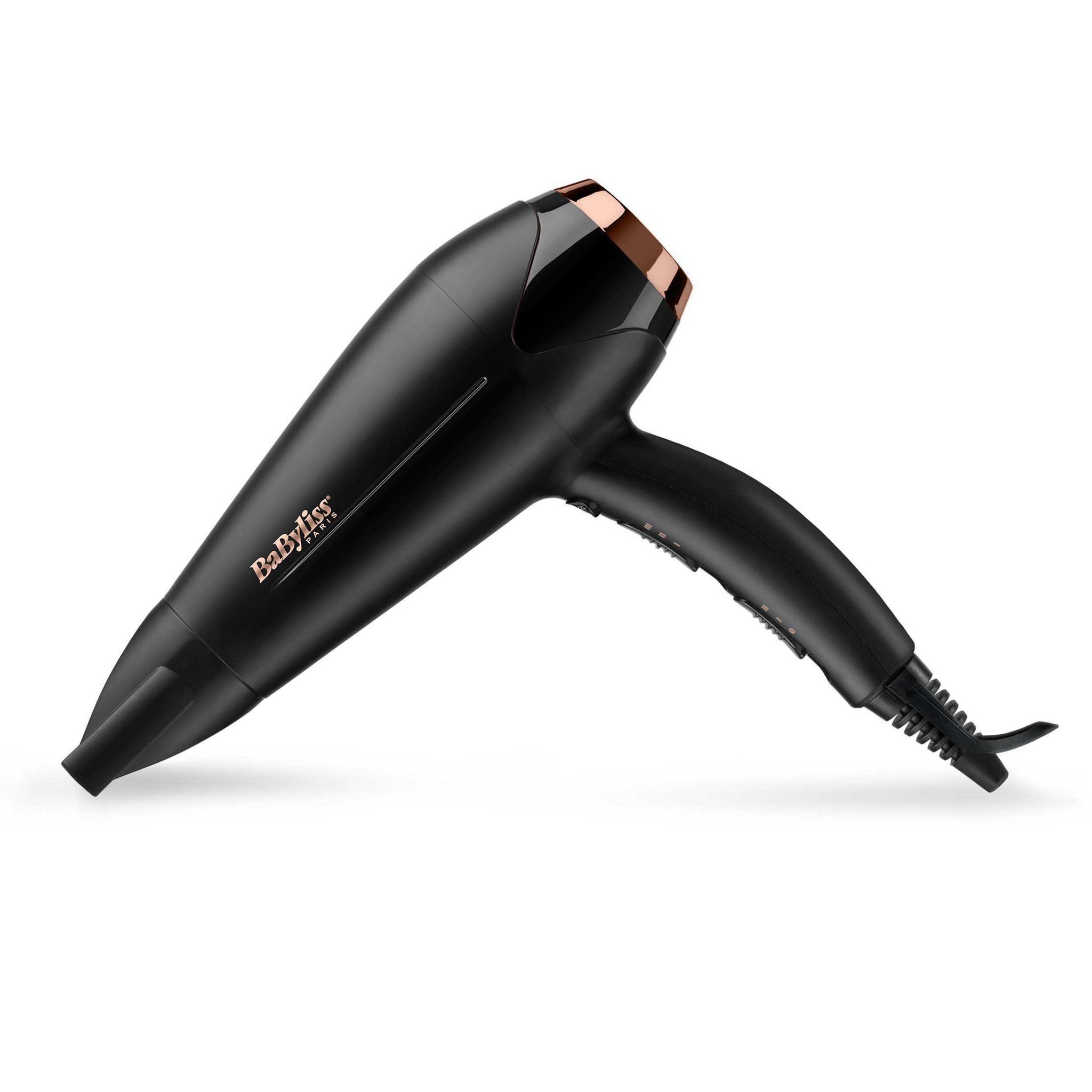Voir la diapositive 4 : BABYLISS Sèche cheveux avec diffuseur fonction ionique D570DE - Noir