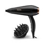 Voir la diapositive 6 : BABYLISS Sèche cheveux avec diffuseur fonction ionique D570DE - Noir