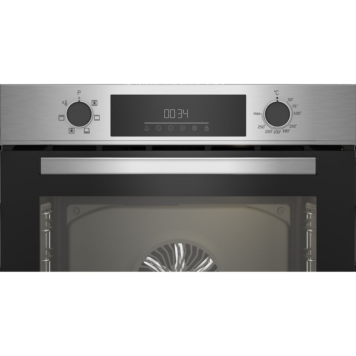 BEKO Four encastrable multifonction BBIE12300XC, 72 L, Chaleur brassée, A