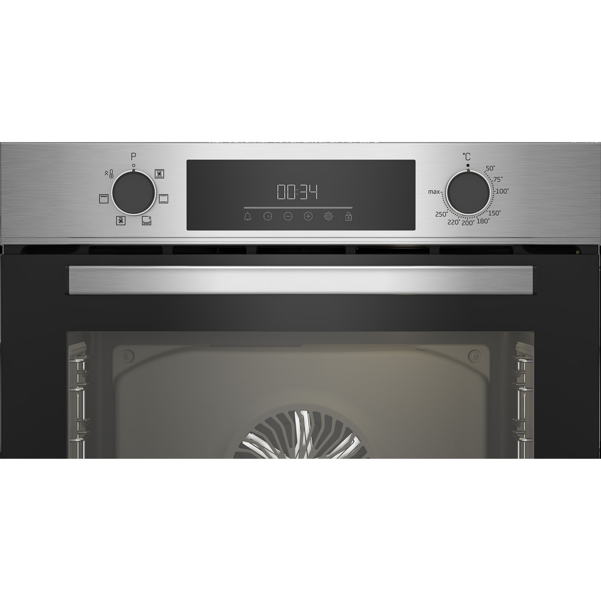 Voir la diapositive 5 : BEKO Four encastrable multifonction BBIE12300XC, 72 L, Chaleur brassée, A