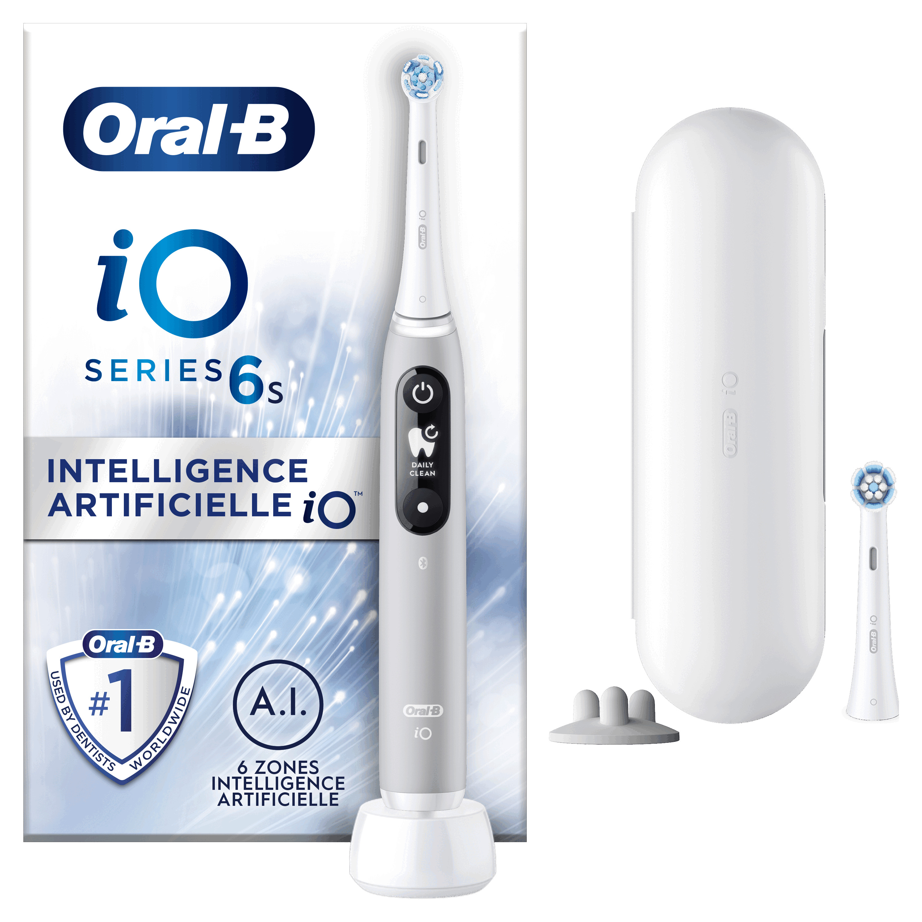 ORAL-B Brosse à dents électrique IO6s - Blanc