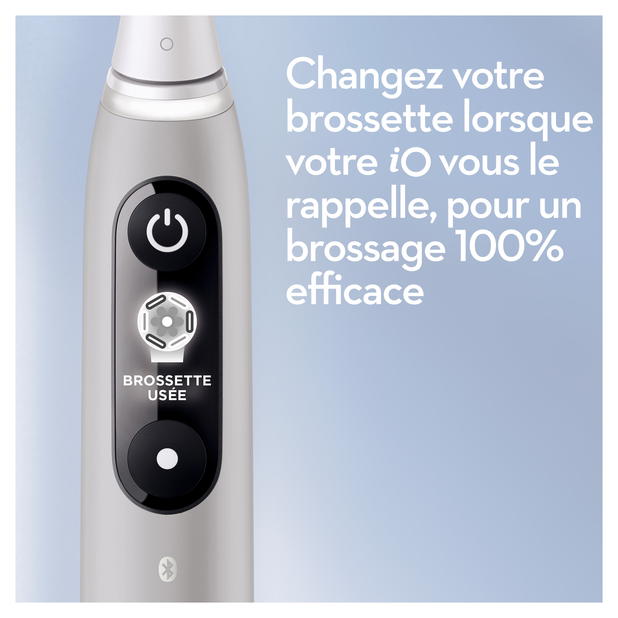 Voir la diapositive 8 : ORAL-B Brosse à dents électrique IO6s - Blanc