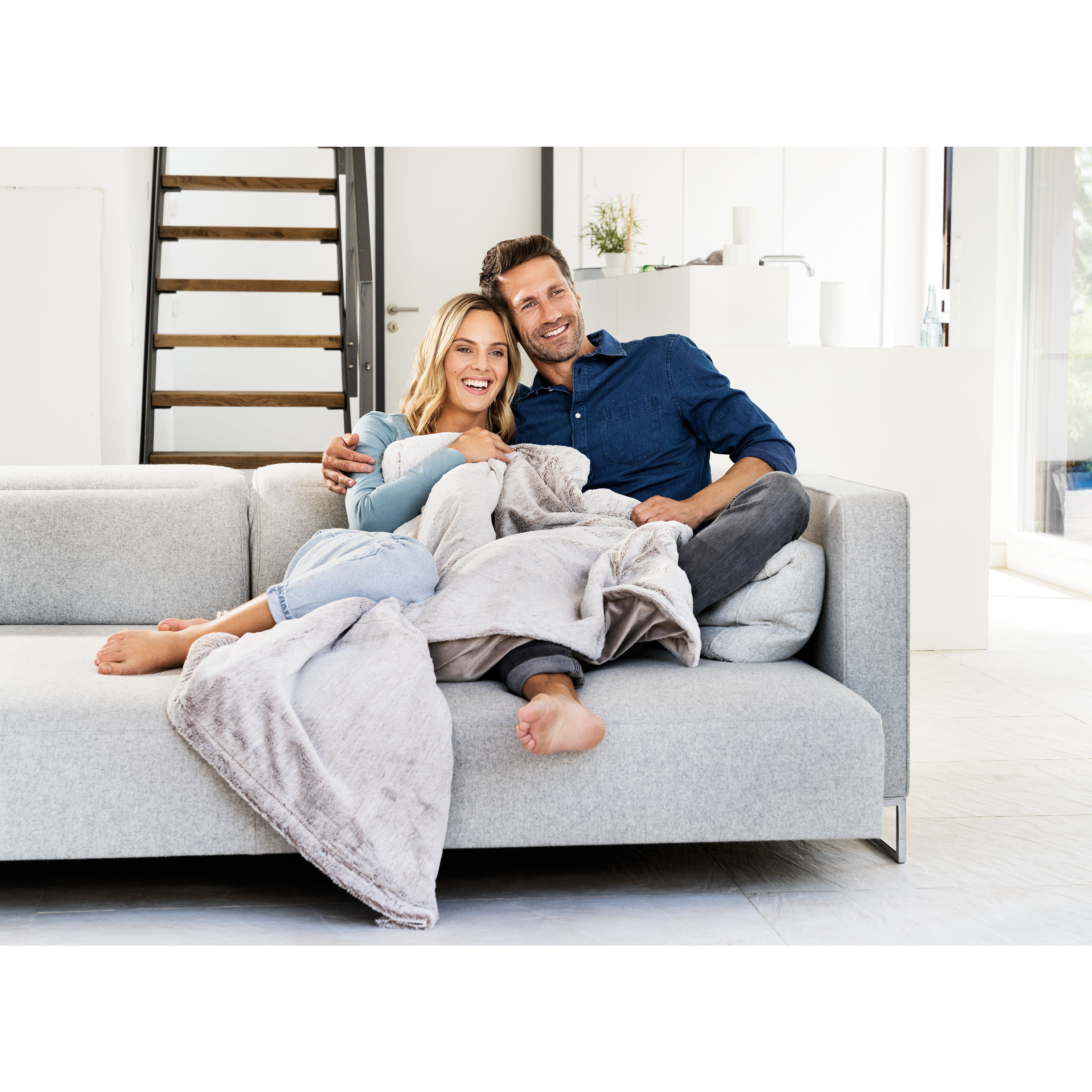 Voir la diapositive 3 : BEURER Couverture chauffante HD75 NORDIC - Gris