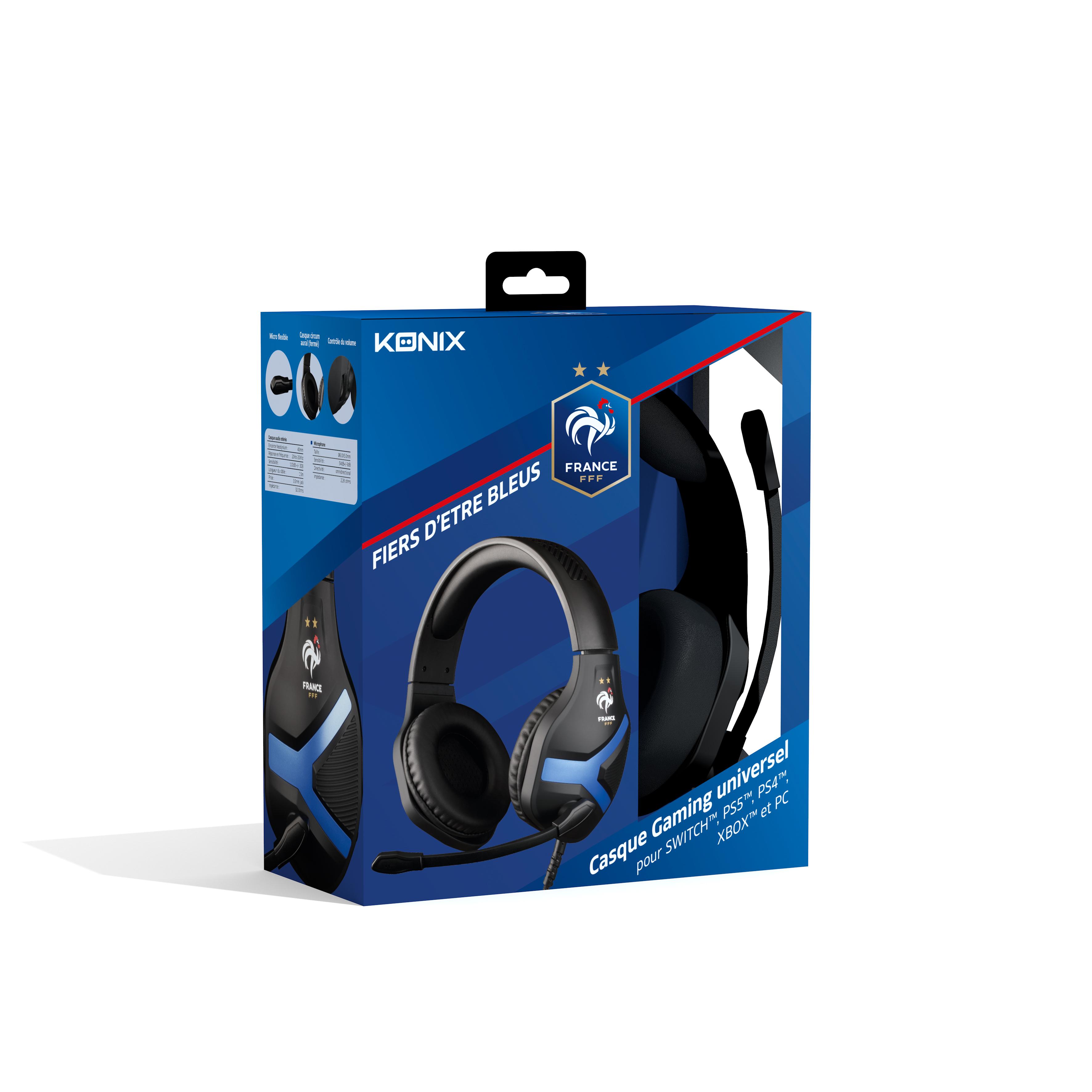 Voir la diapositive 9 : KONIX Casque Filaire Nemesis FFF PS5
