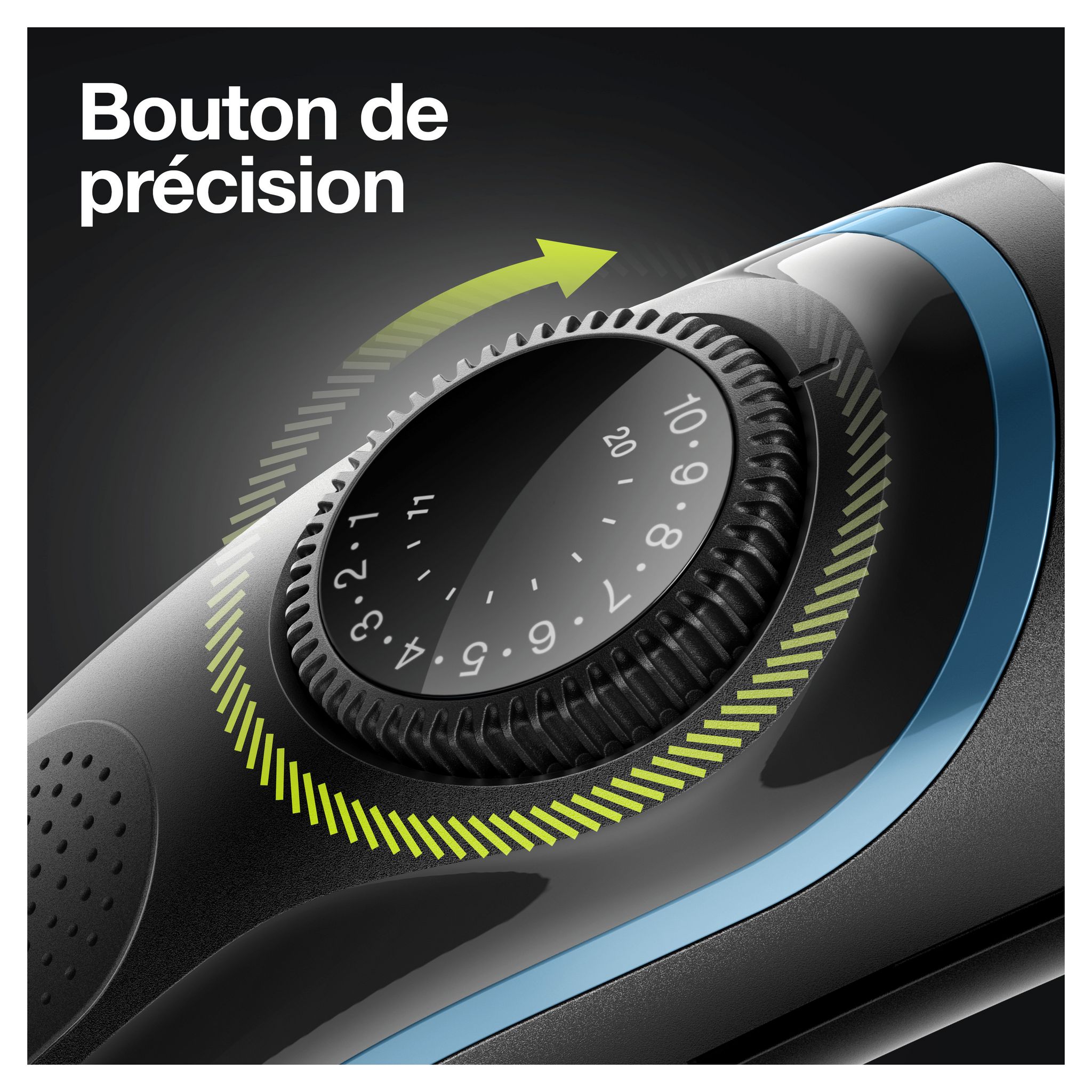 Voir la diapositive 2 : BRAUN Tondeuse barbe BT5341 - Noir