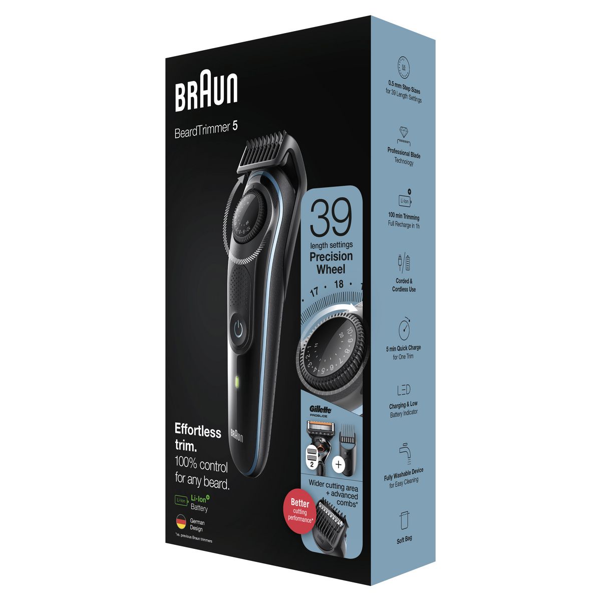 BRAUN Tondeuse barbe BT5341 - Noir
