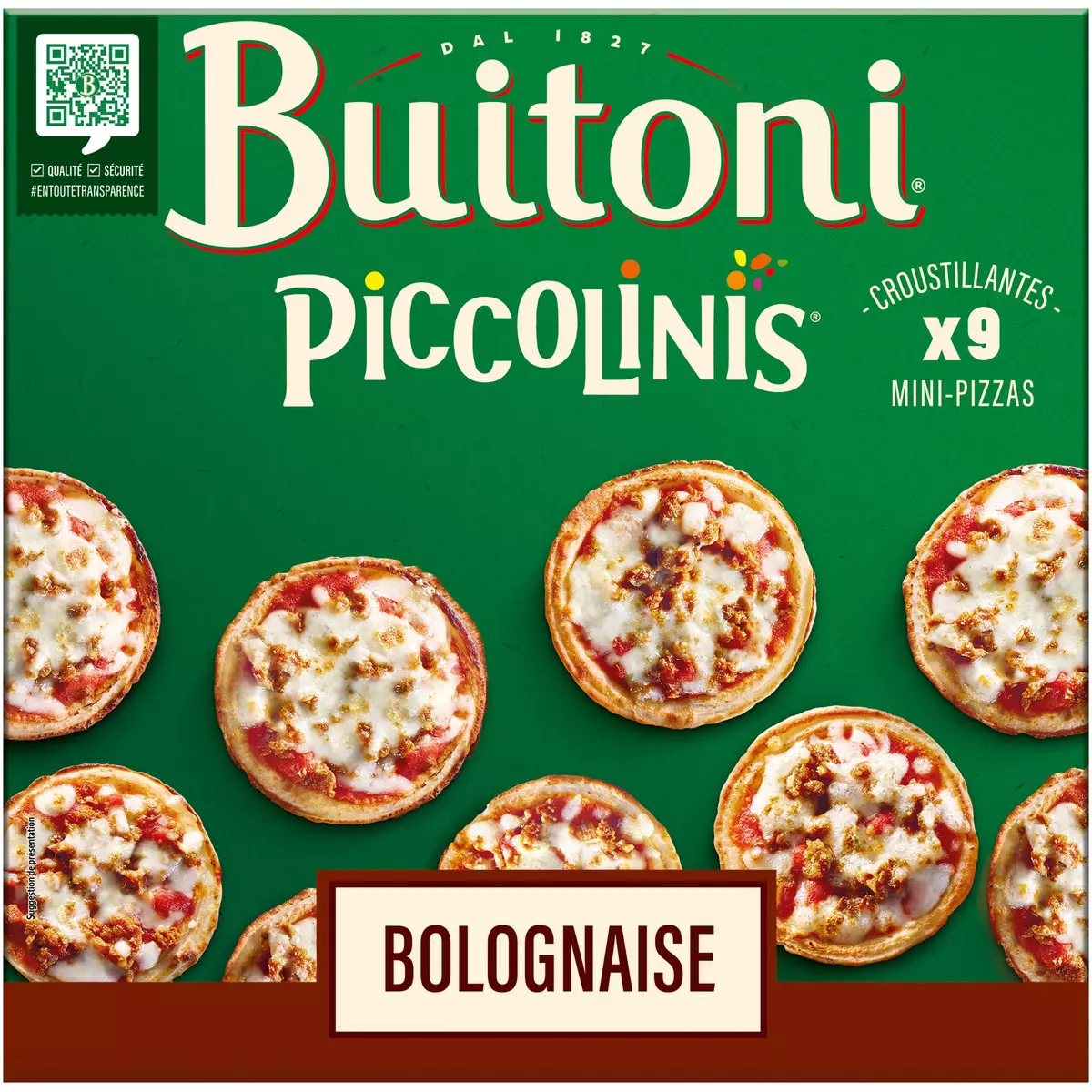 BUITONI Piccolinis bolognaise 9 pièces 270g