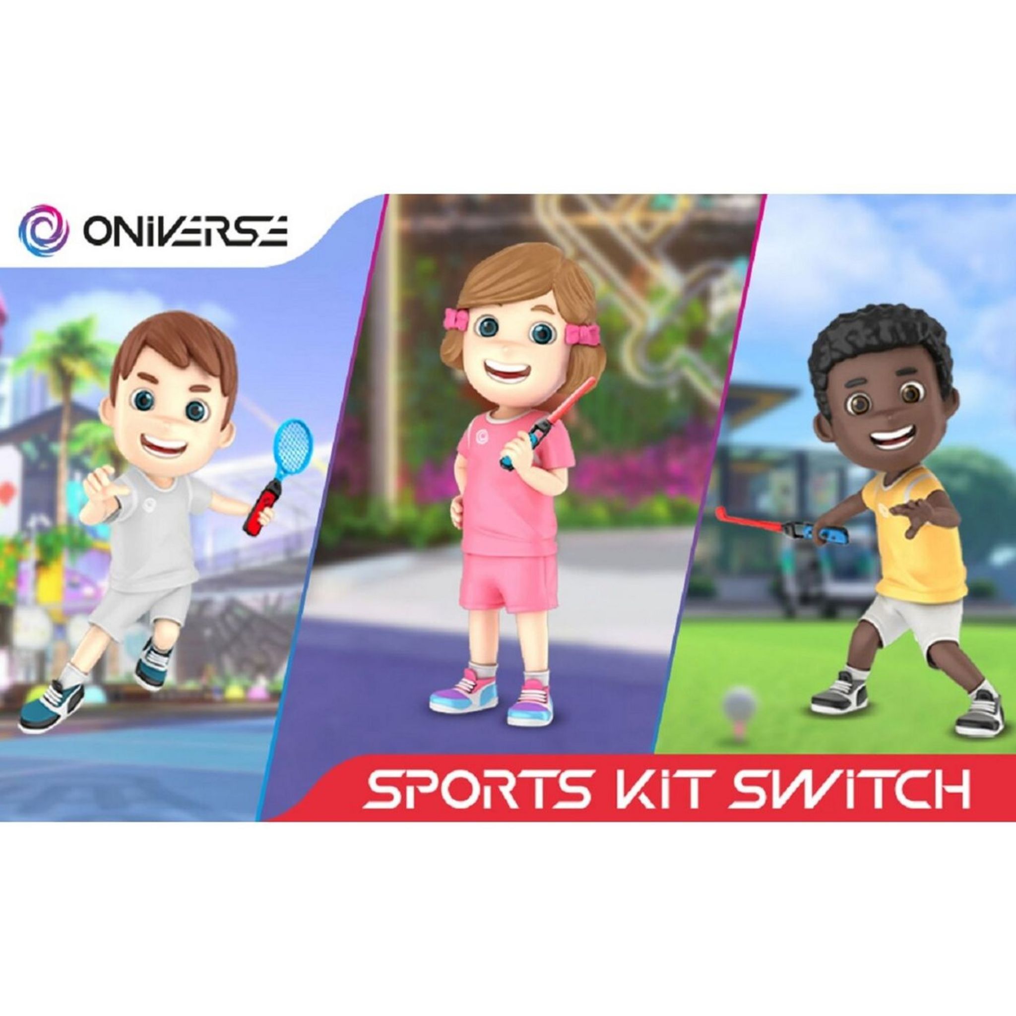 Voir la diapositive 4 : ONIVERSE Pack de 12 accessoires Nintendo Switch Sport Access