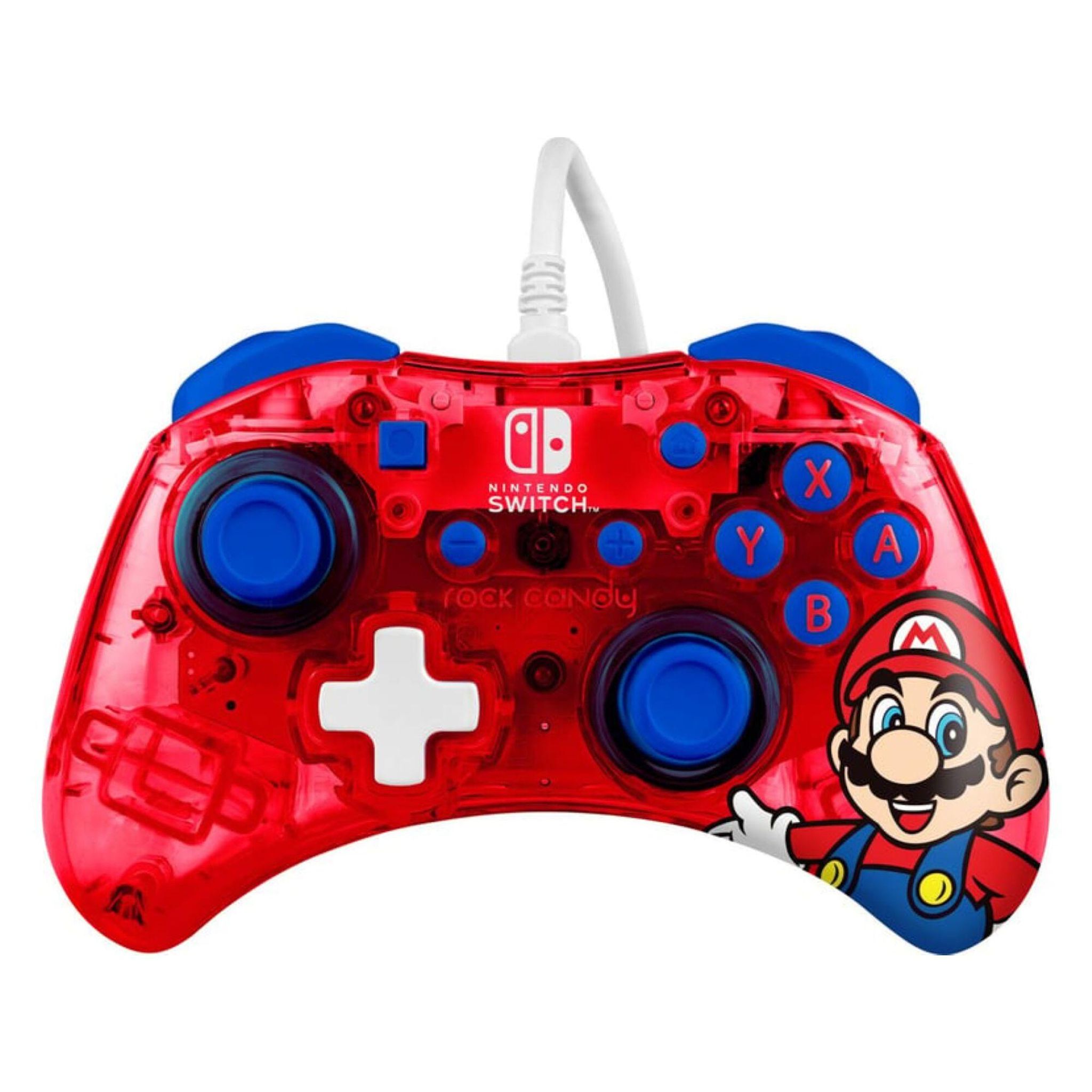 PDP Manette gaming filaire Rock Candy Mini Mario Nintendo Switch pas ...