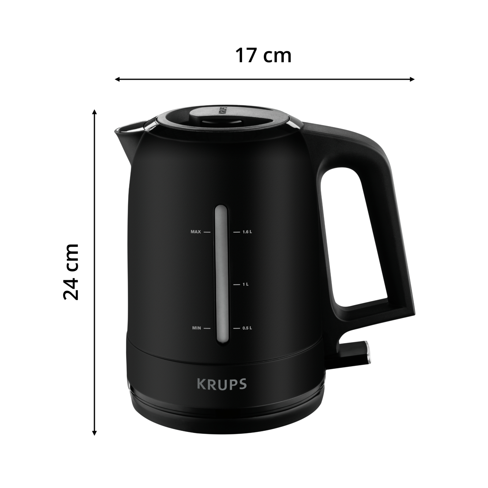Voir la diapositive 8 : KRUPS Bouilloire électrique BW244810 - Noir
