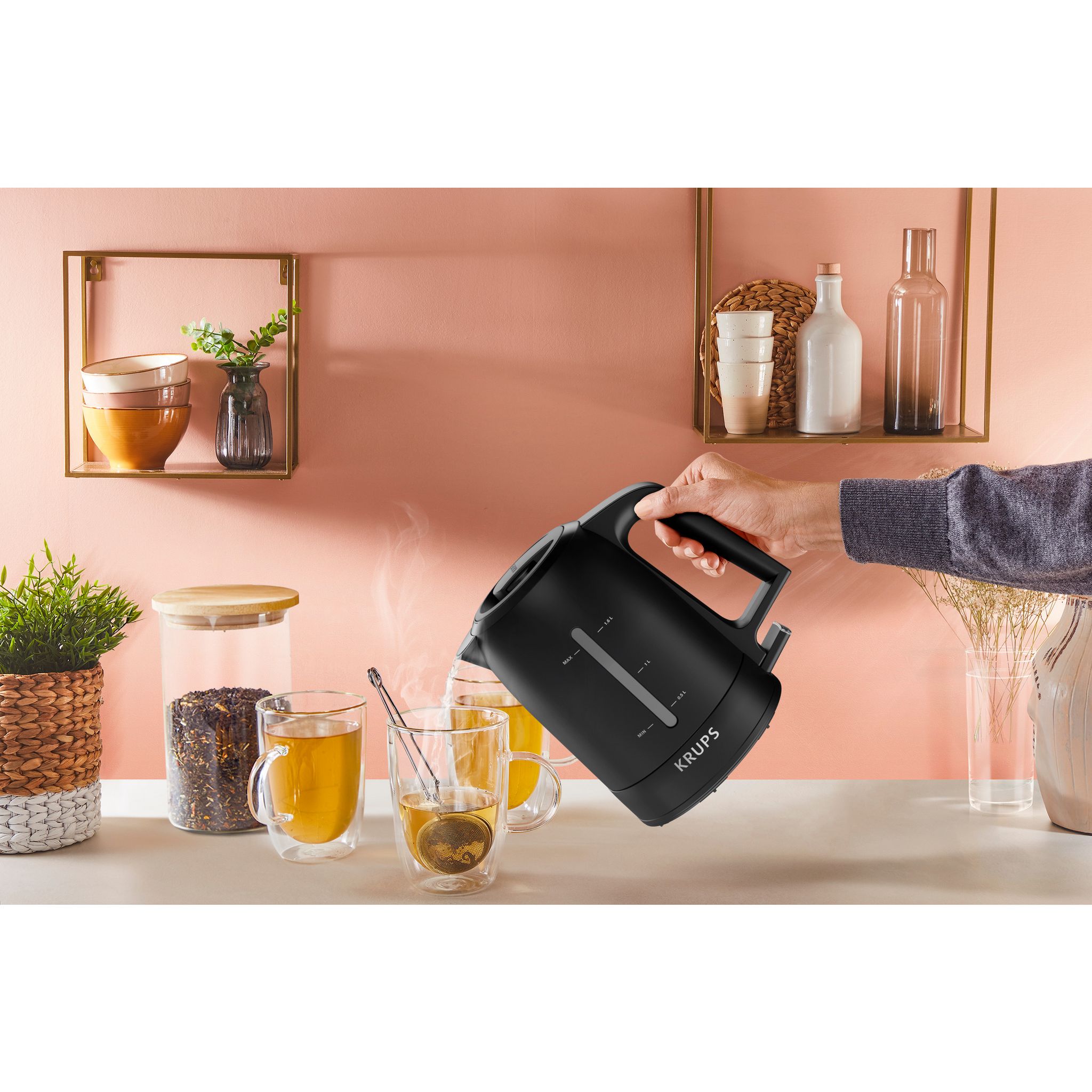 Voir la diapositive 9 : KRUPS Bouilloire électrique BW244810 - Noir