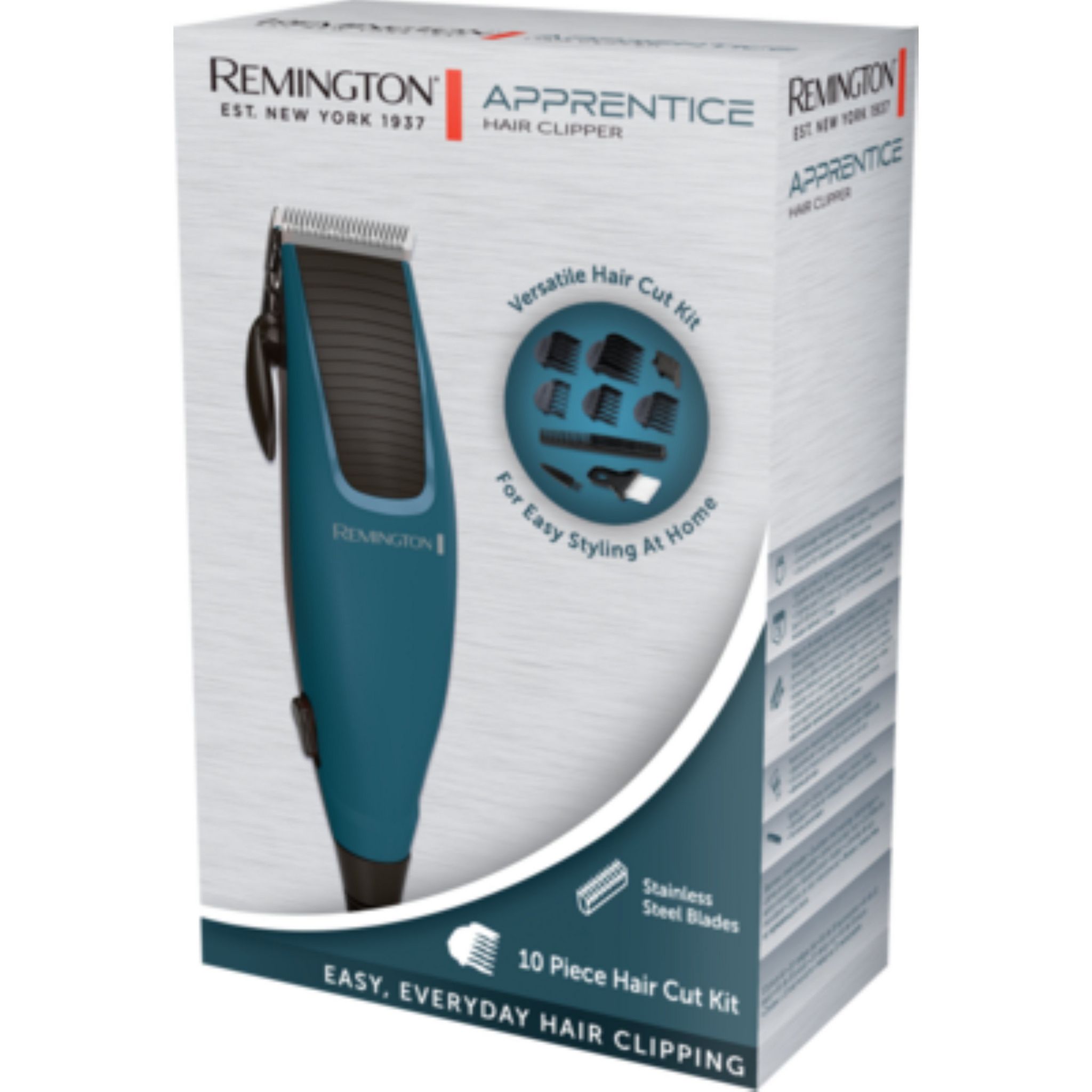 Voir la diapositive 3 : REMINGTON Tondeuse cheveux filaire HC5020 - Bleu