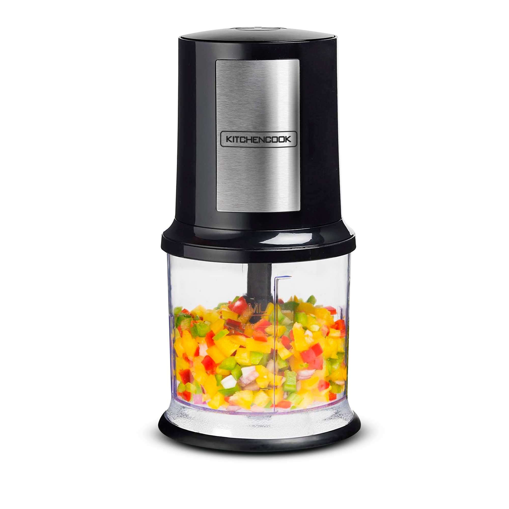 Voir la diapositive 4 : KITCHENCOOK Mini hachoir électrique MIXPOD500 - Noir