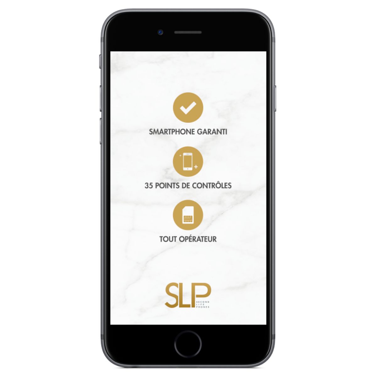 APPLE iPhone 8 reconditionné SLP 64 Go+Coque+Verre trempé - Grade B - Gris