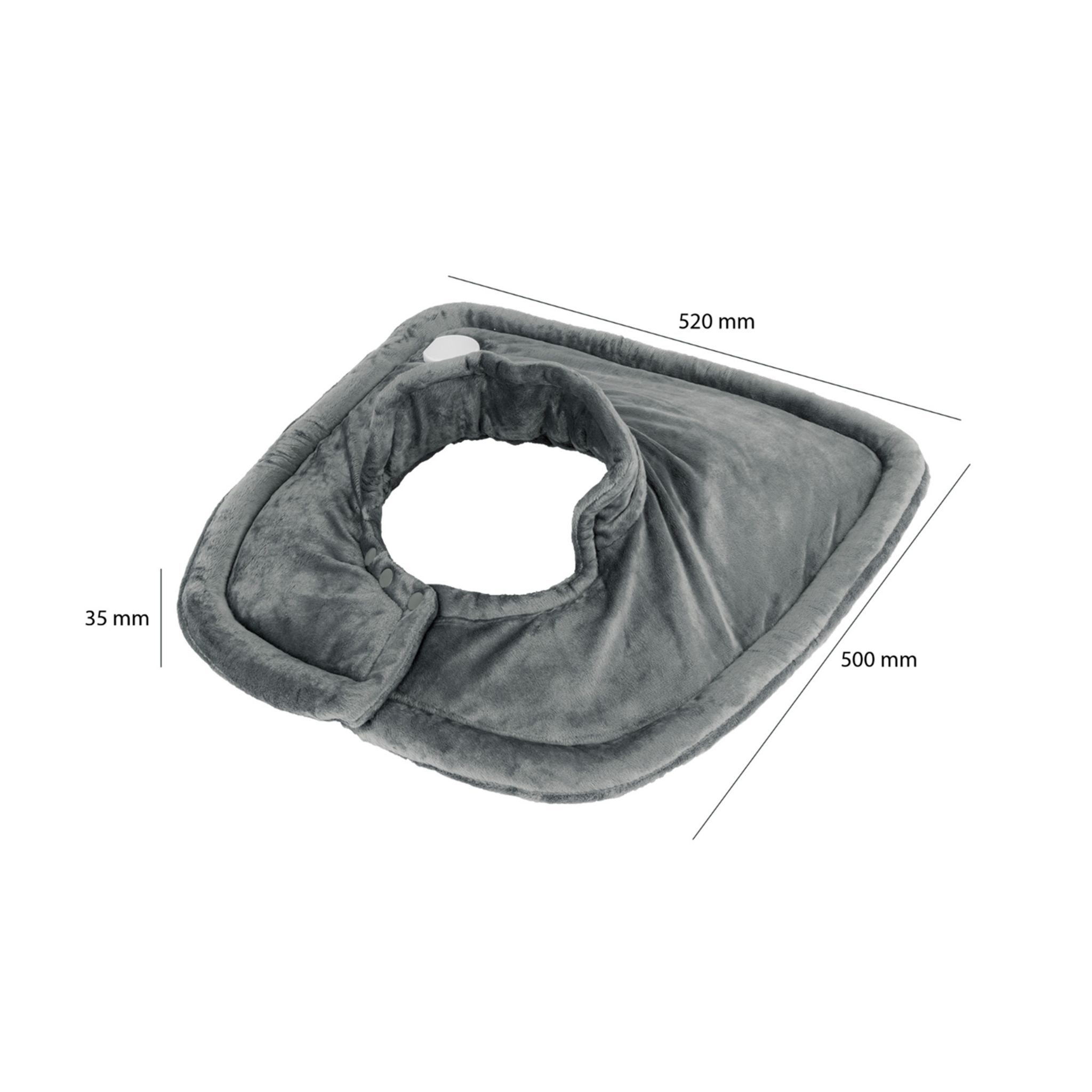 Voir la diapositive 8 : PROFICARE Coussin chauffant épaules et cou 3097 - Gris