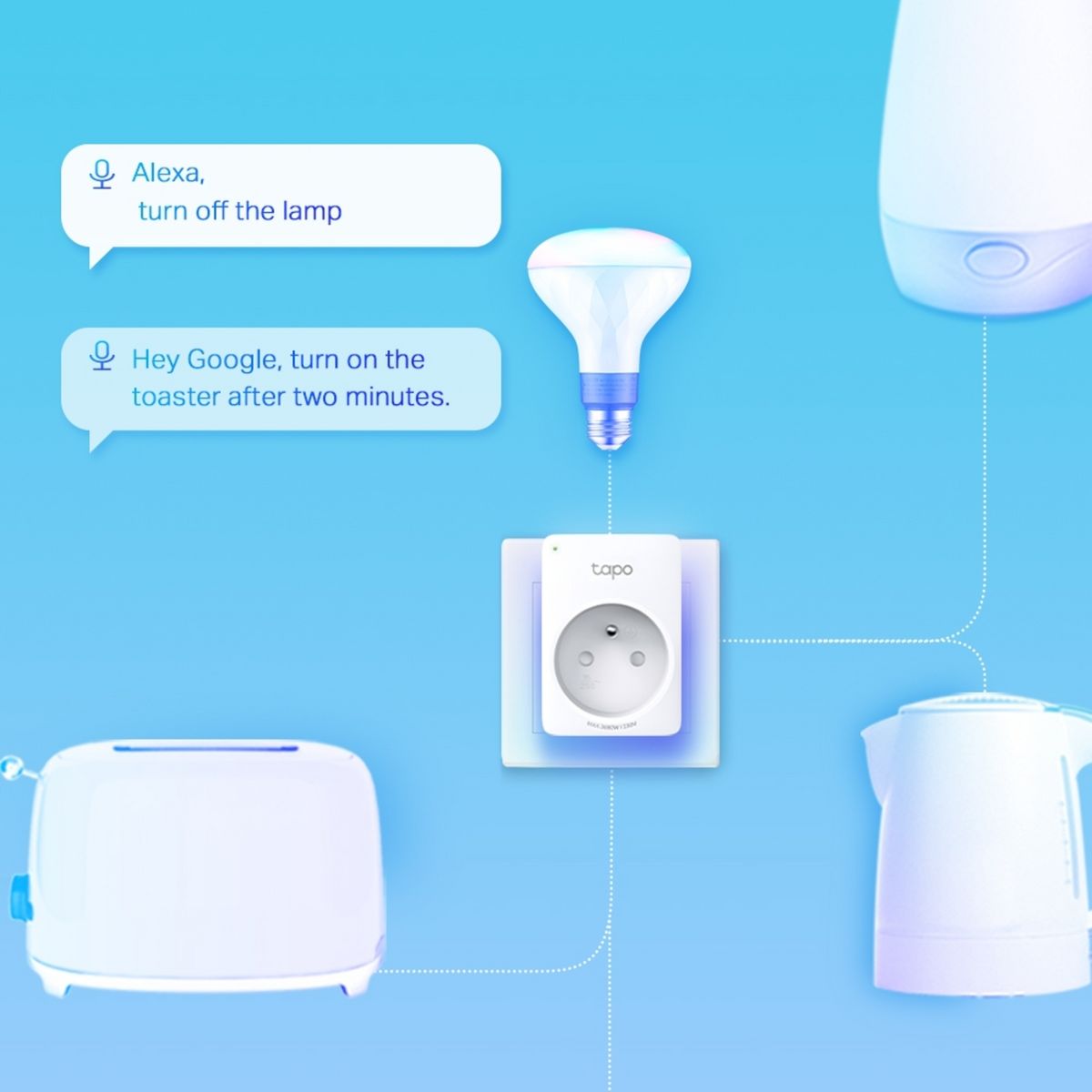 TP-LINK Prise connectée TAPO P110 - Blanc