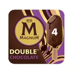 MAGNUM Glace bâtonnet Deluxe double chocolat 4 pièces 284g