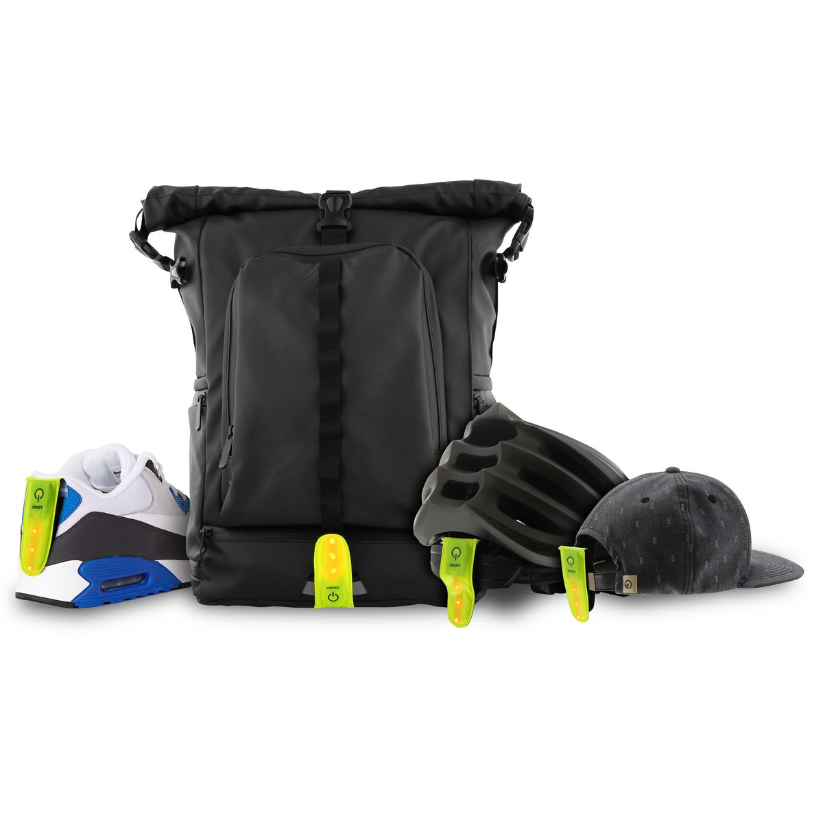 URBAN MOOV Pack accessoires réfléchissants - Jaune