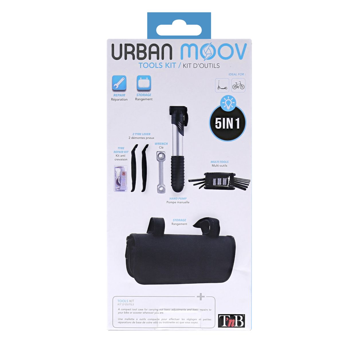 URBAN MOOV Kit outils pour Vélo/Trottinette