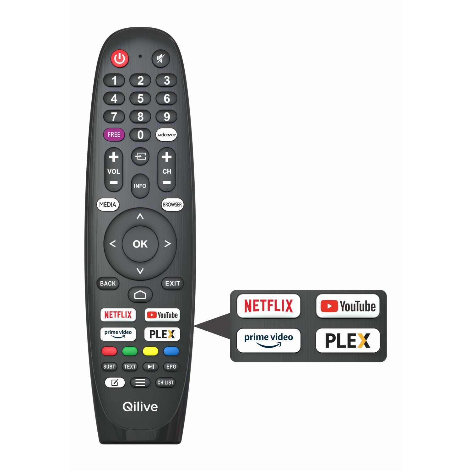 Voir la diapositive 3 : QILIVE Q24HS231B TV DLED HD 60 cm Smart TV