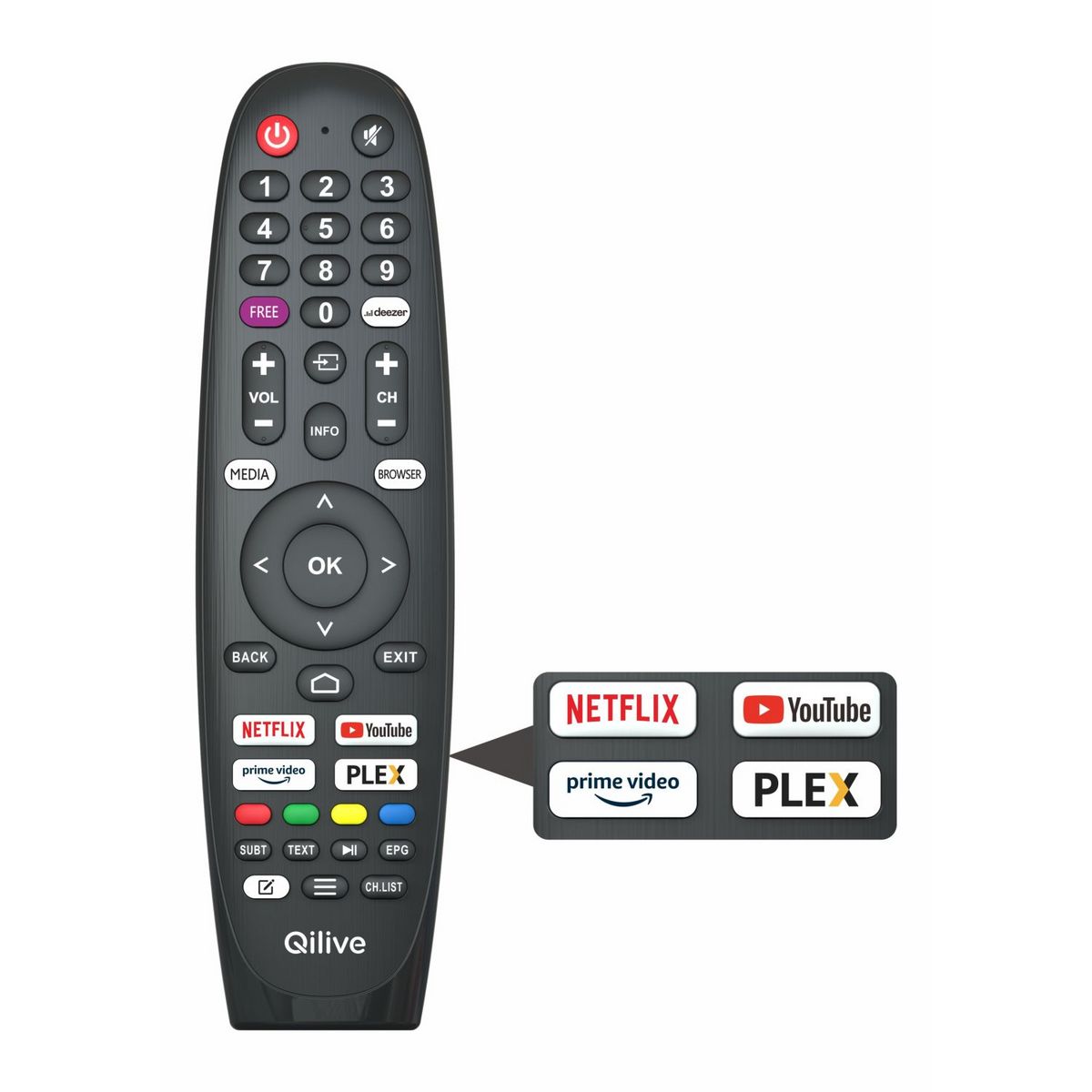 QILIVE Q24HS231B TV DLED HD 60 cm Smart TV