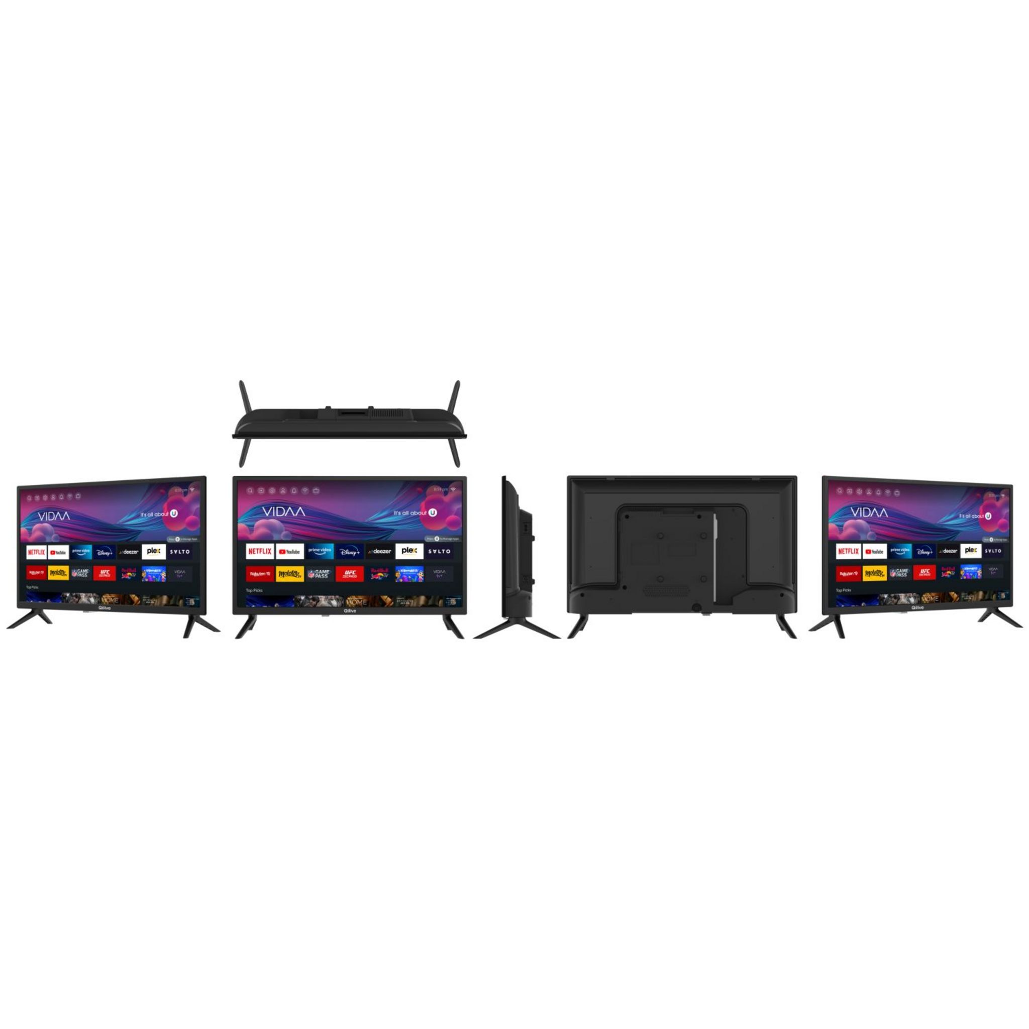 Voir la diapositive 5 : QILIVE Q24HS231B TV DLED HD 60 cm Smart TV